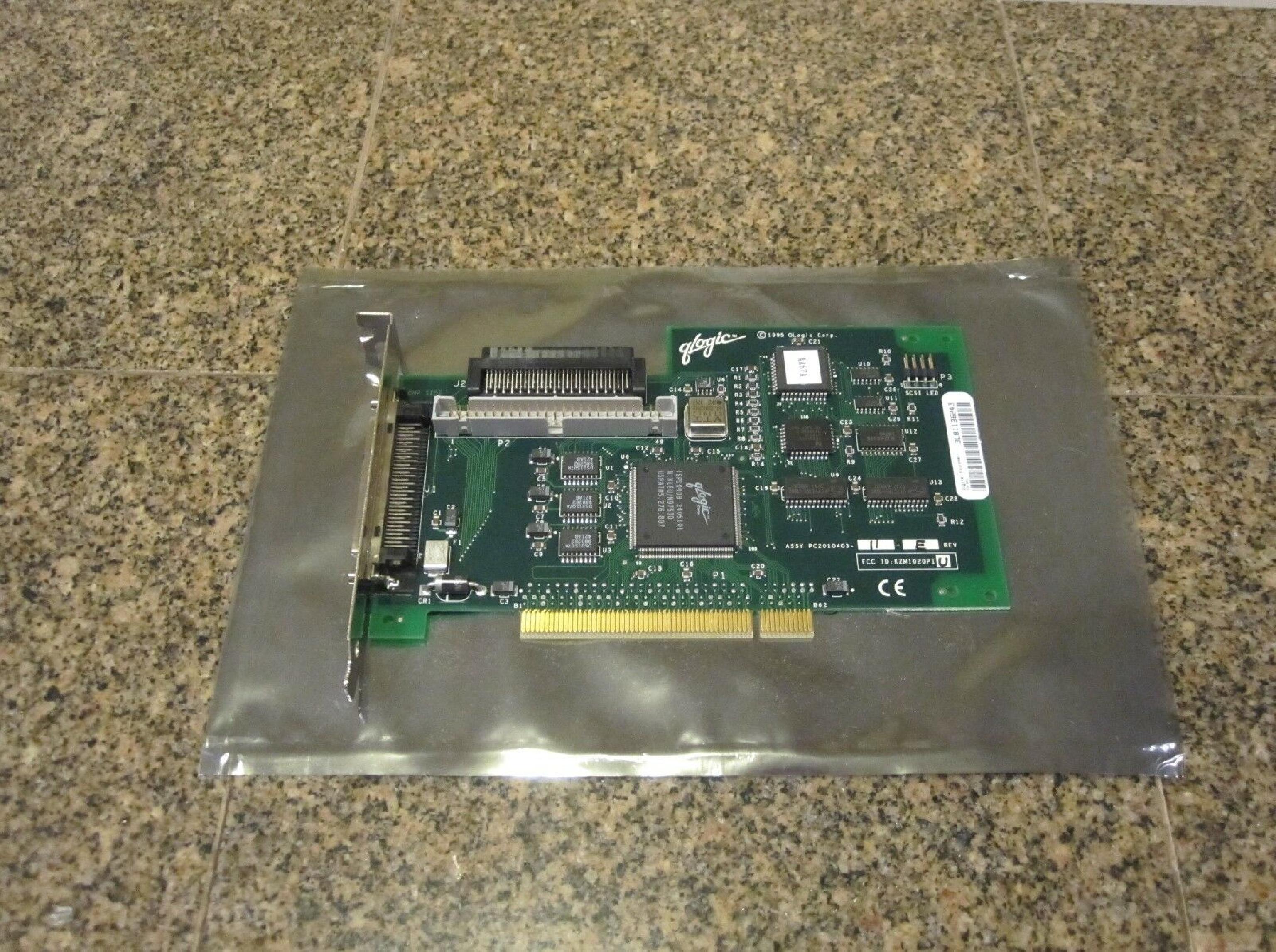 QLOGIC / DEC / DIGITAL EQUIPMENT CORPORATION KZPBA-CX SCSI CONTROLLER 68PIN AND 50PIN PCI ULTRA WIDE SE