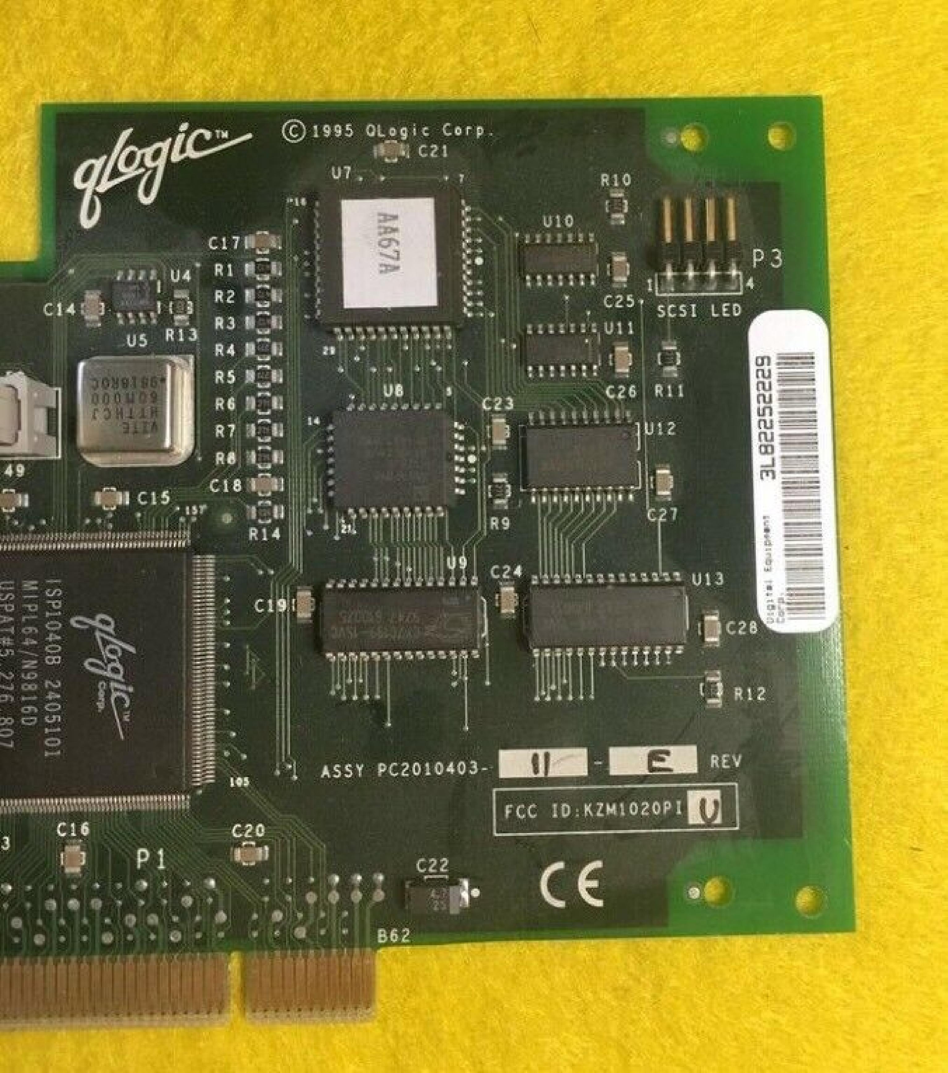 QLOGIC / DEC / DIGITAL EQUIPMENT CORPORATION KZPBA-CX SCSI CONTROLLER 68PIN AND 50PIN PCI ULTRA WIDE SE