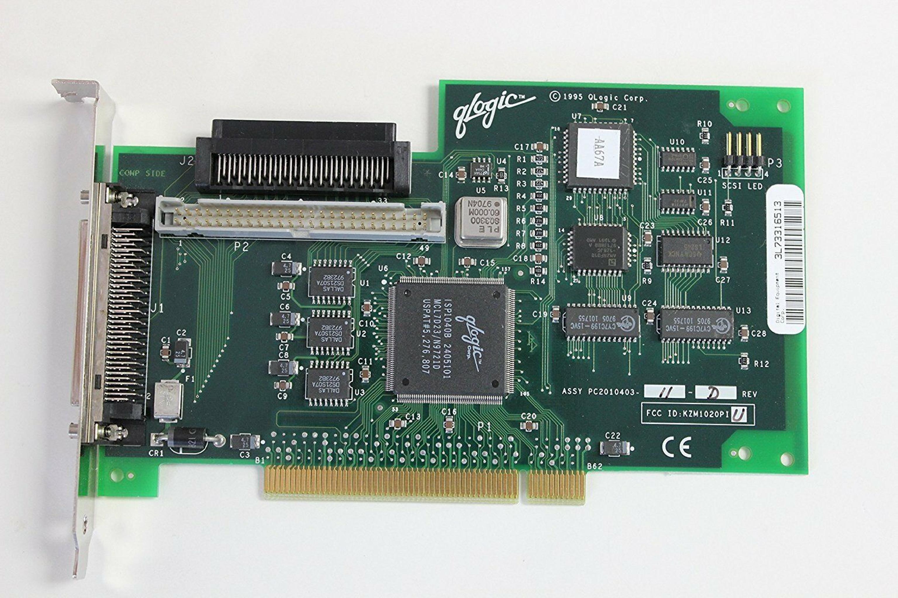 QLOGIC / DEC / DIGITAL EQUIPMENT CORPORATION KZPBA-CX SCSI CONTROLLER 68PIN AND 50PIN PCI ULTRA WIDE SE