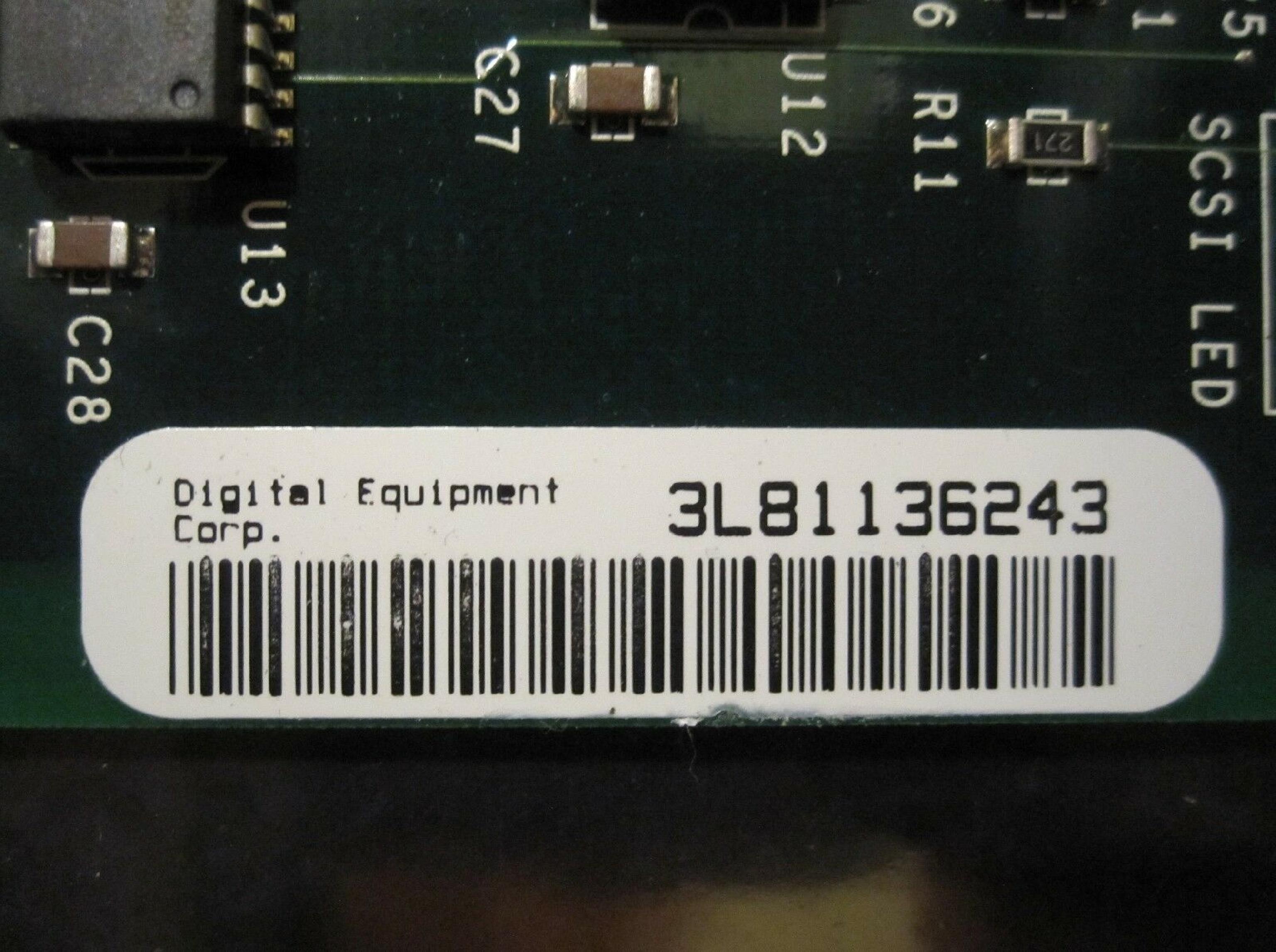 QLOGIC / DEC / DIGITAL EQUIPMENT CORPORATION KZPBA-CX SCSI CONTROLLER 68PIN AND 50PIN PCI ULTRA WIDE SE