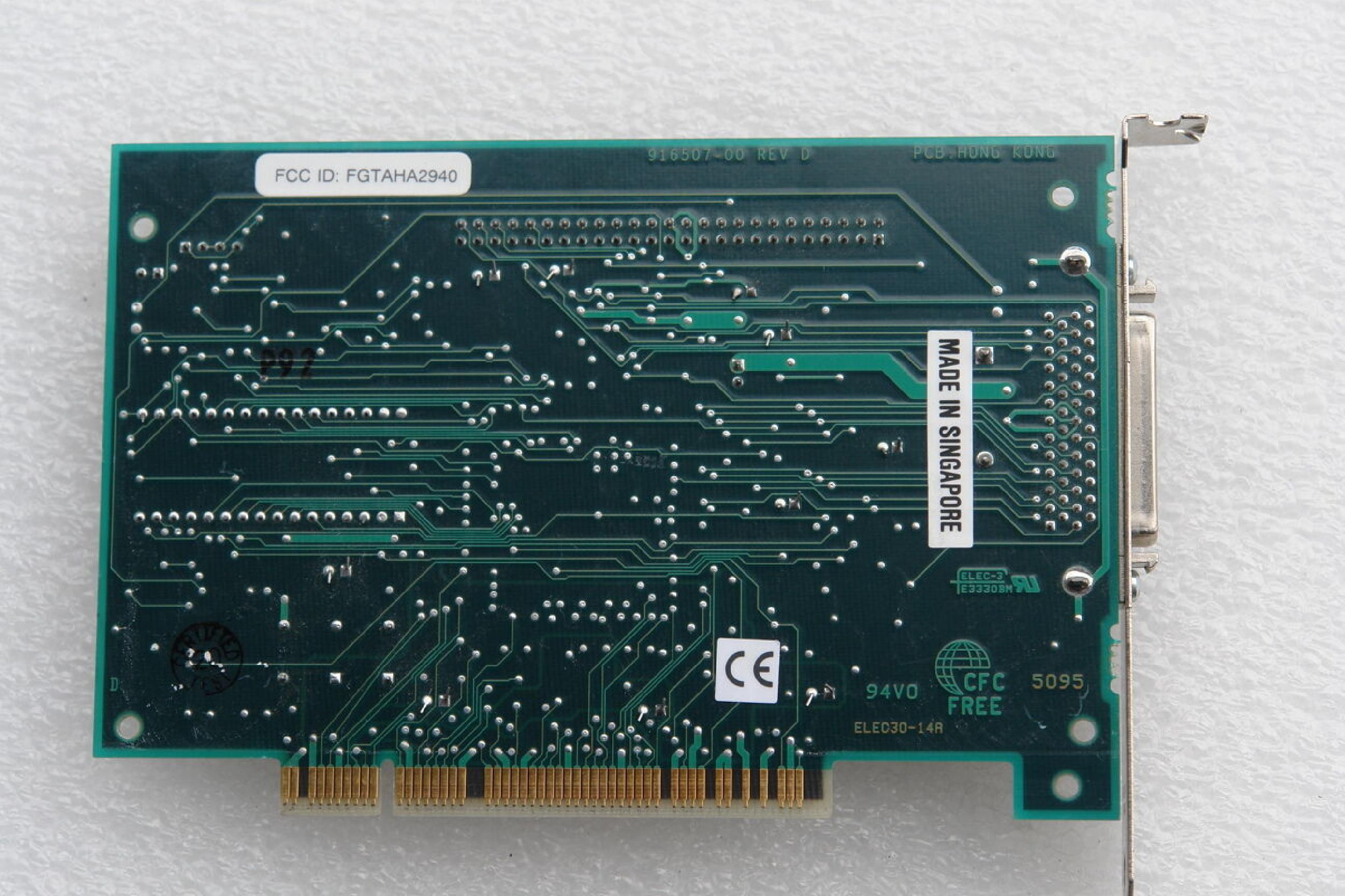 ADAPTEC 916507-00 PCI SCSI CONTROLLER BUSMASTERING