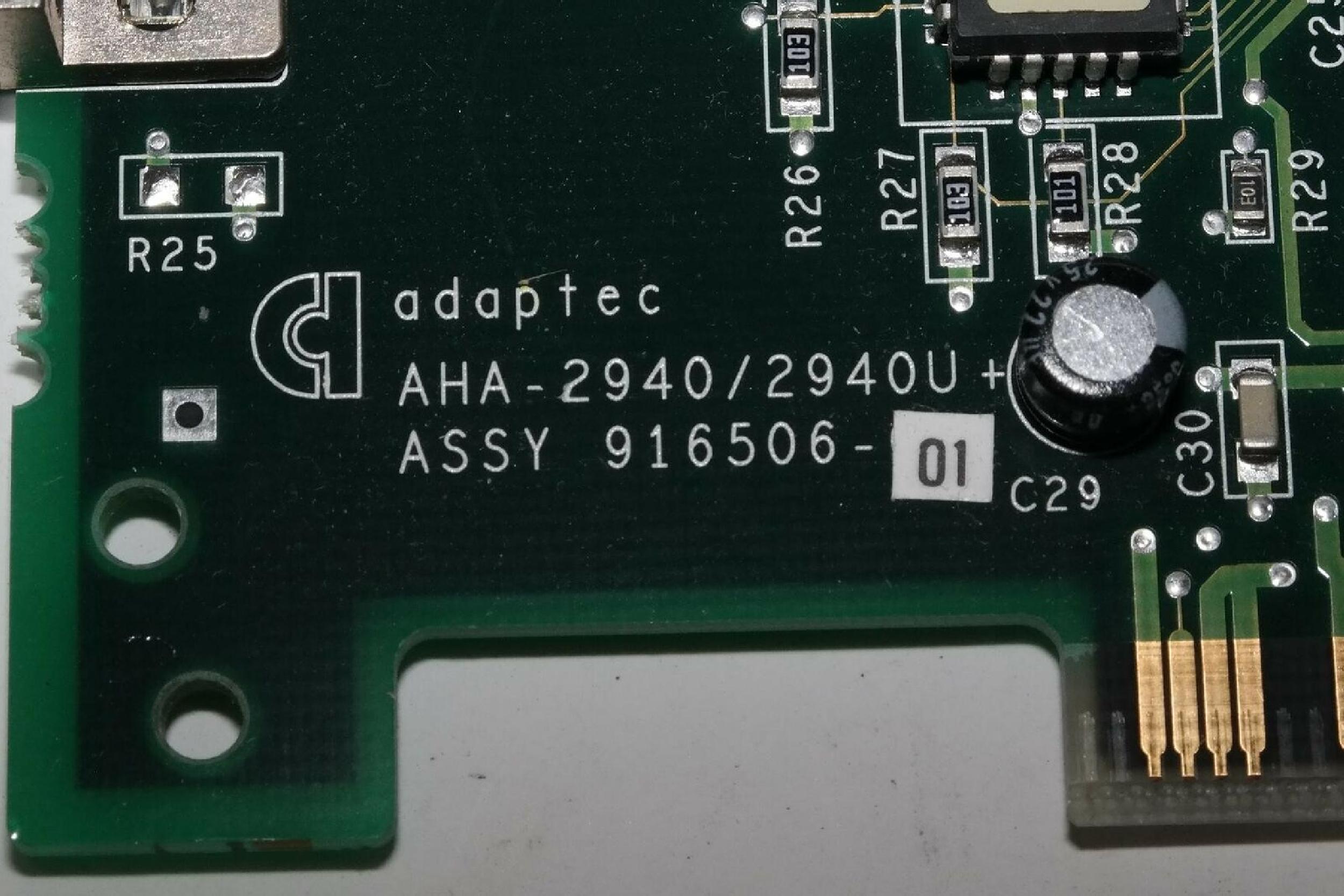 ADAPTEC 916507-00 PCI SCSI CONTROLLER BUSMASTERING