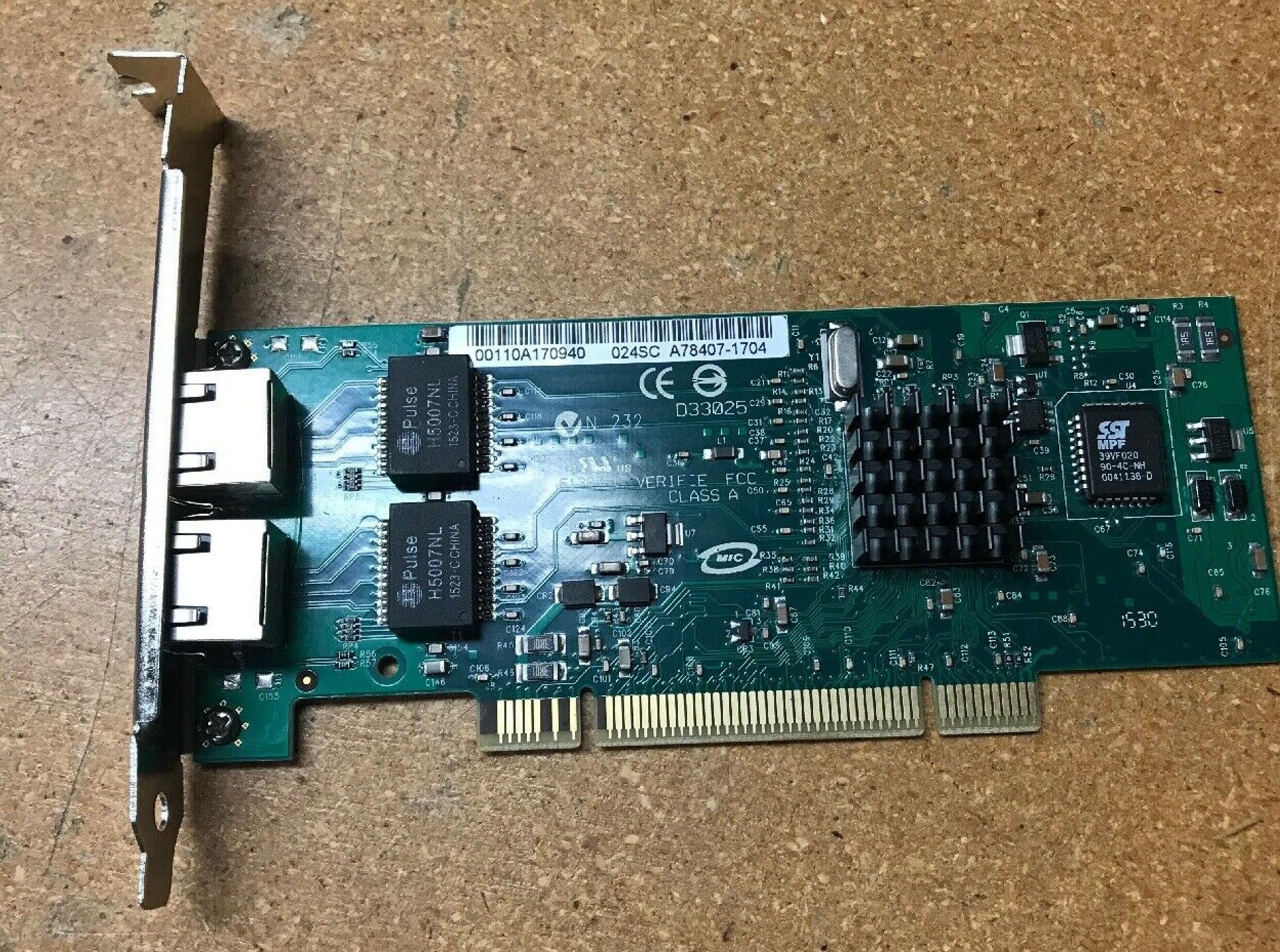 INTEL A65287-003 10/100/1000 BASE-TX ETHERNET PCI-X ADAPTER