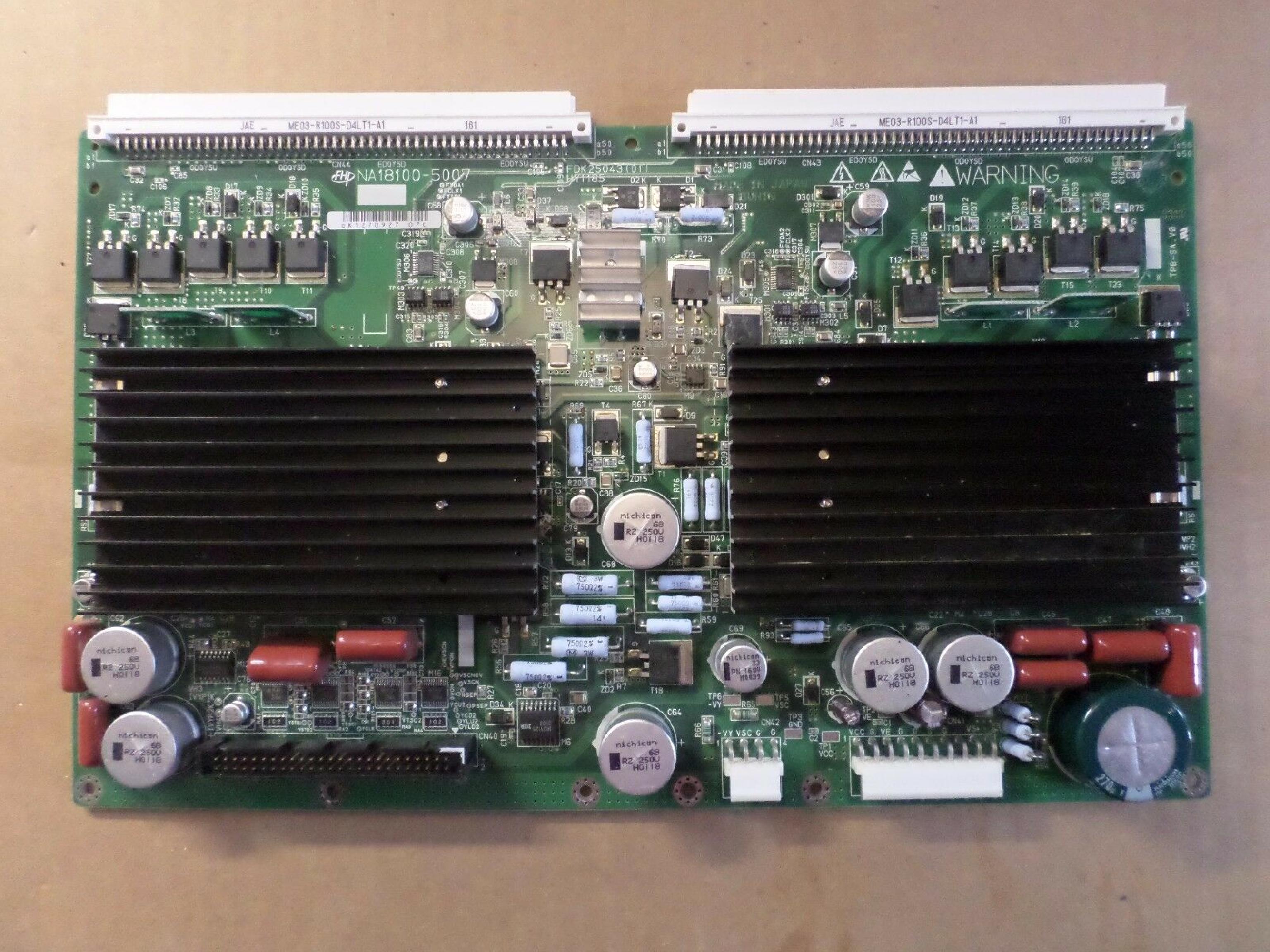 PHILIPS NA18100-5007 Y-SUSTAIN BOARD FOR PDS4209U-B 42 INCH PLASMA TV