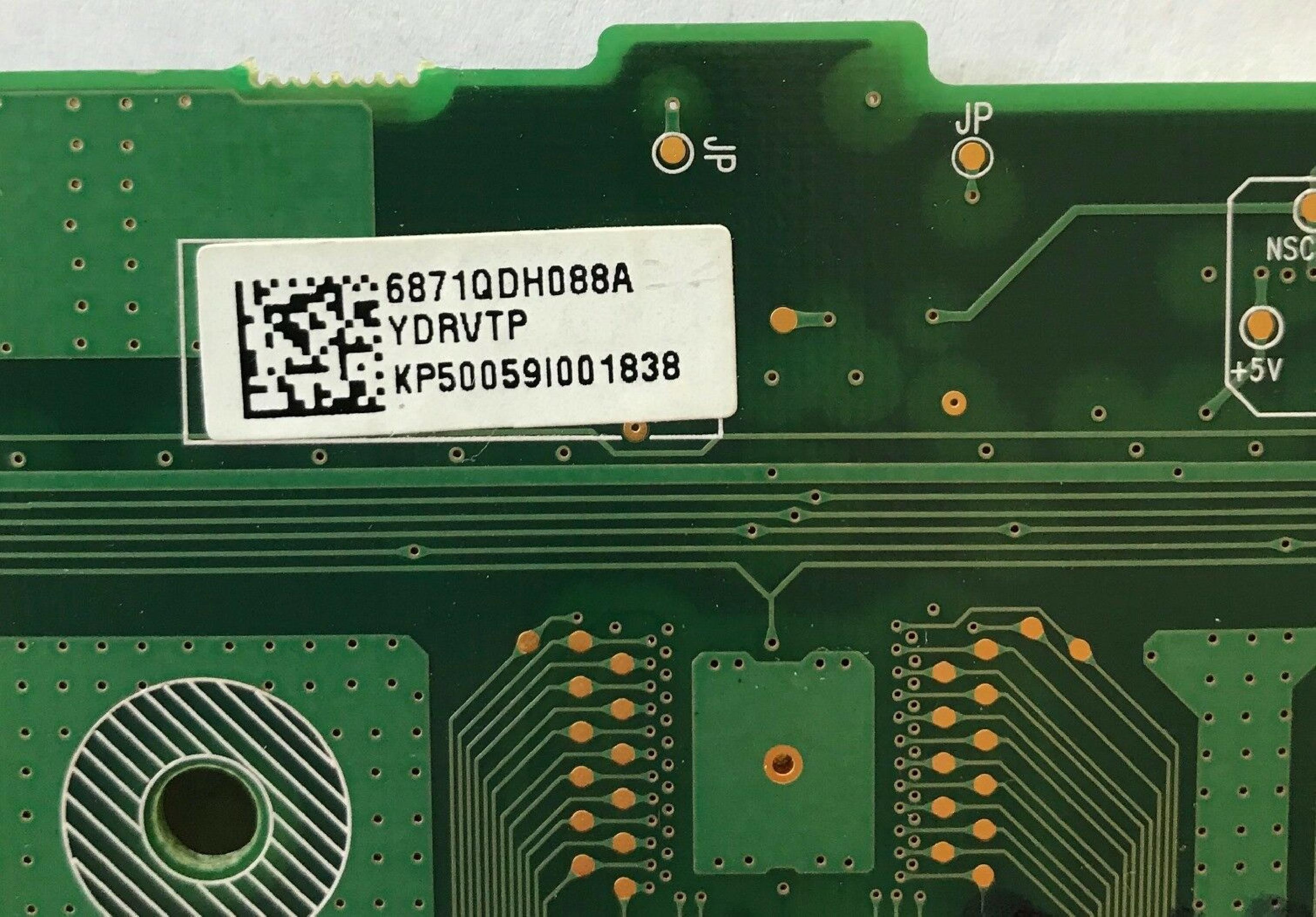 LG 6871QDH088A TOP BUFFER SCAN BOARD FOR FWD-50PX2 50 INCH LCD TV