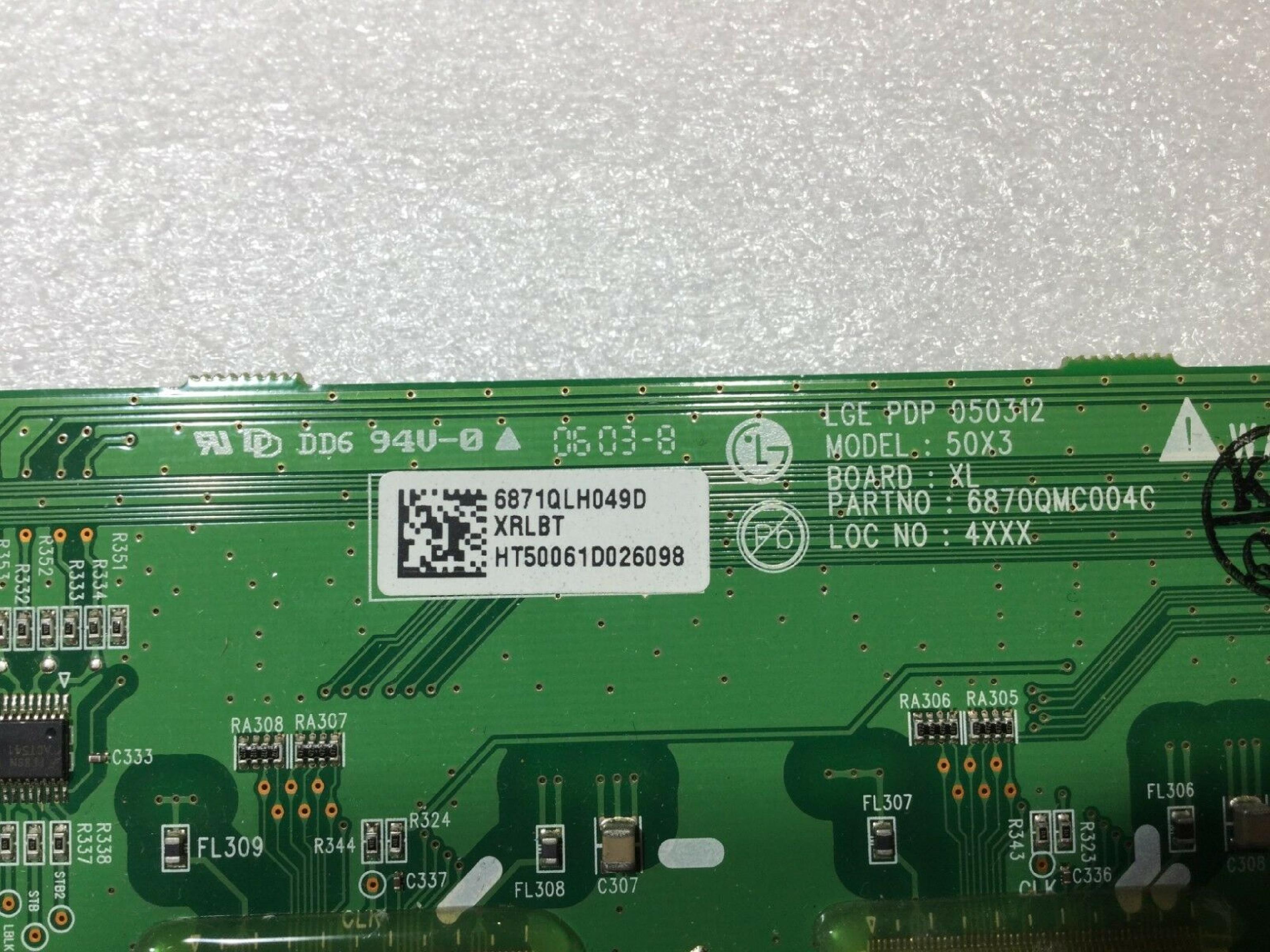 LG 6871QLH049D XRLBT XL PCB FOR FWD-50PX2 50 INCH LCD TV