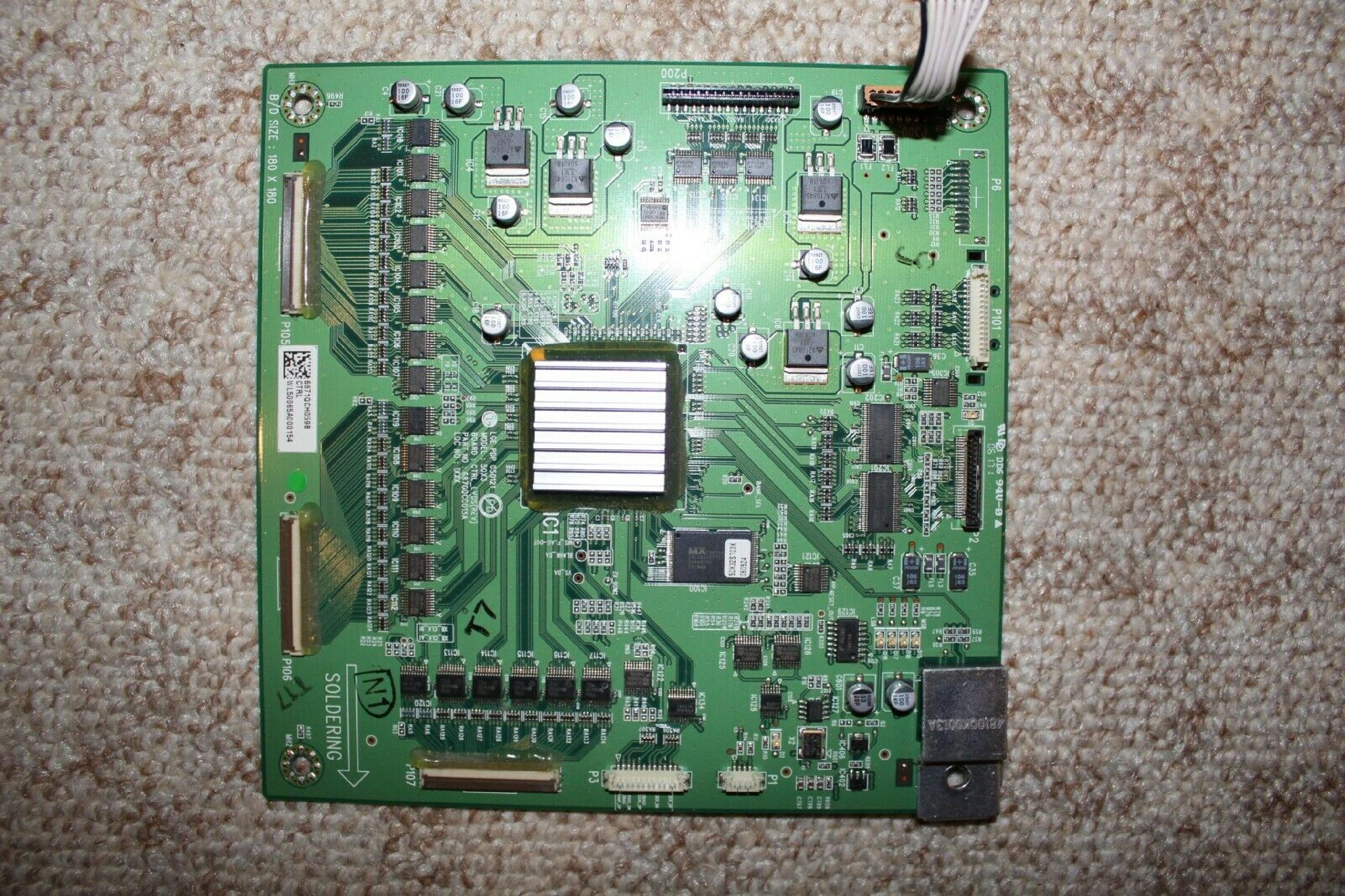 LG 6870QCC013A MAIN LOGIC CONTROL BOARD FOR FWD-50PX2 50 INCH LCD TV