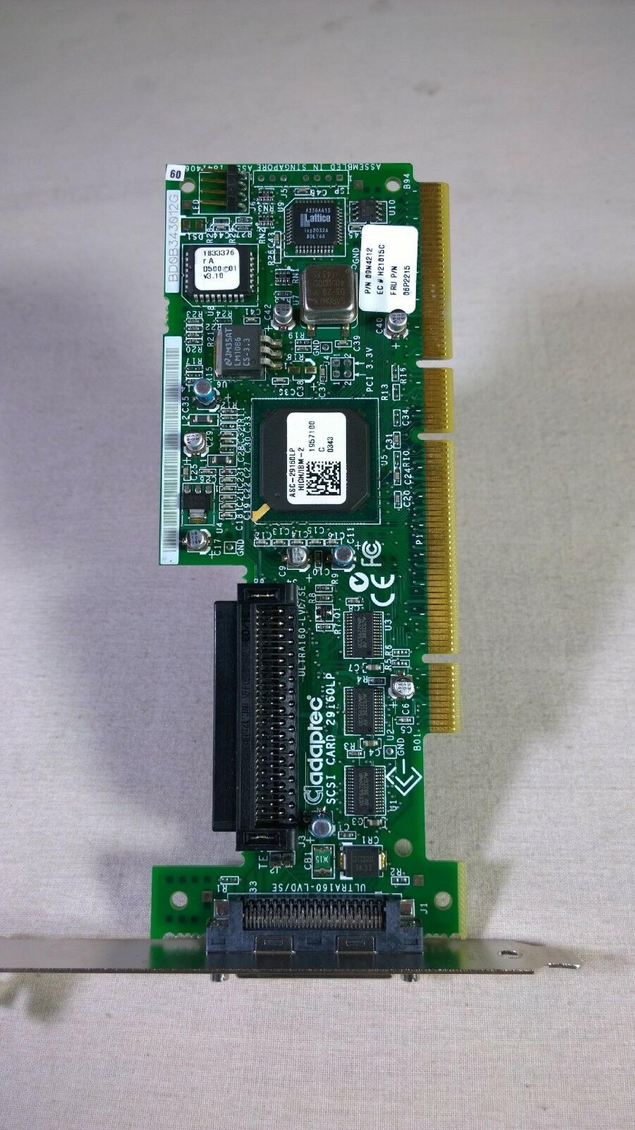 ADAPTEC 06P2215 LVD/SE SCSI CARD