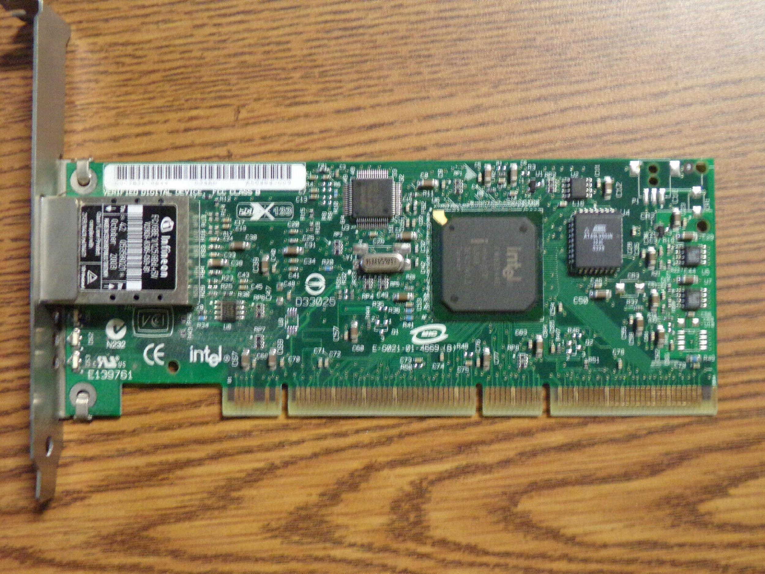INTEL A50484-009 PRO / 1000 XF SERVER ADAPTER FIBER CARD