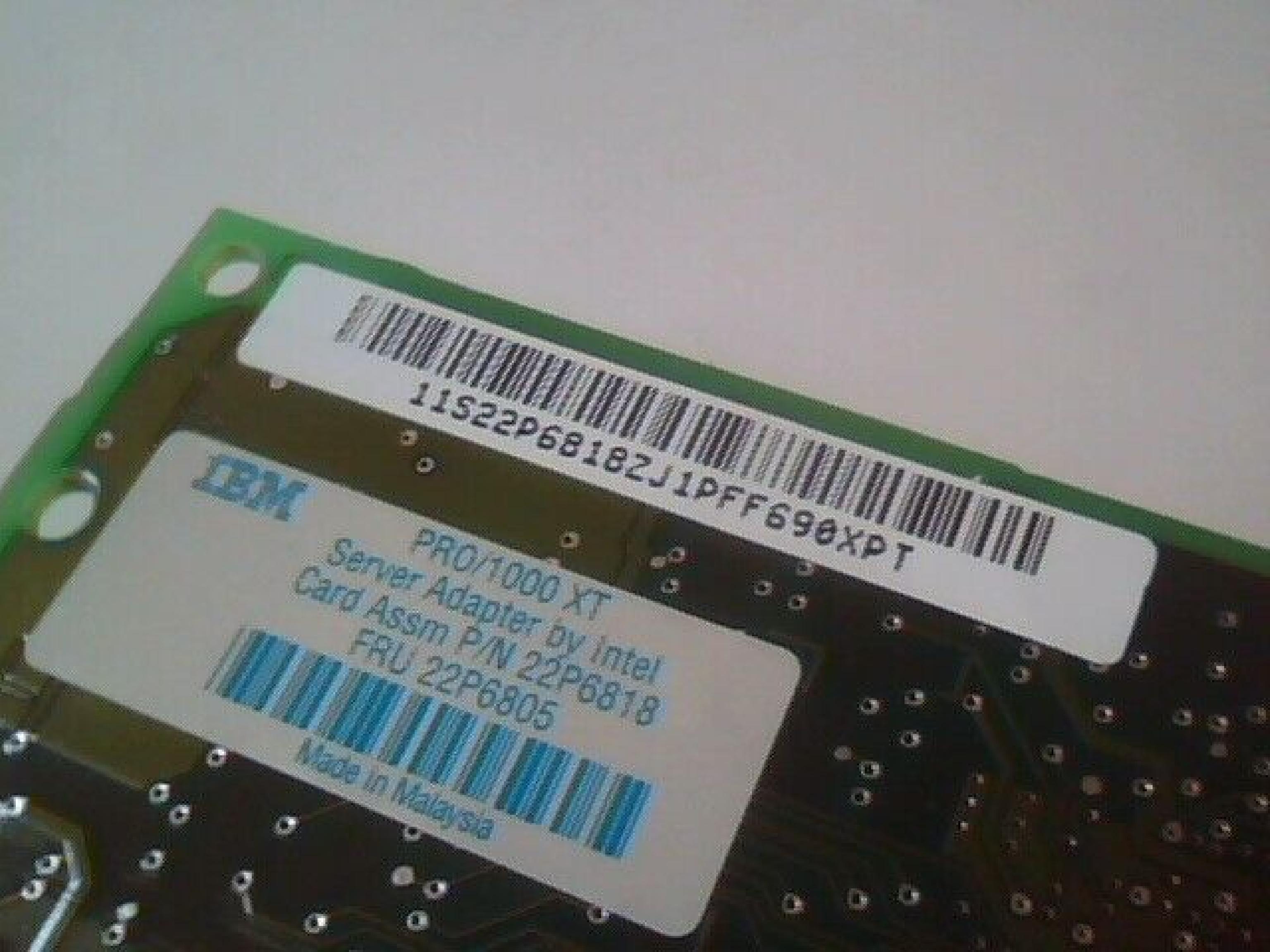 INTEL C22896-001 PCI 10/100/1000 GIGABIT ETHERNET CARD