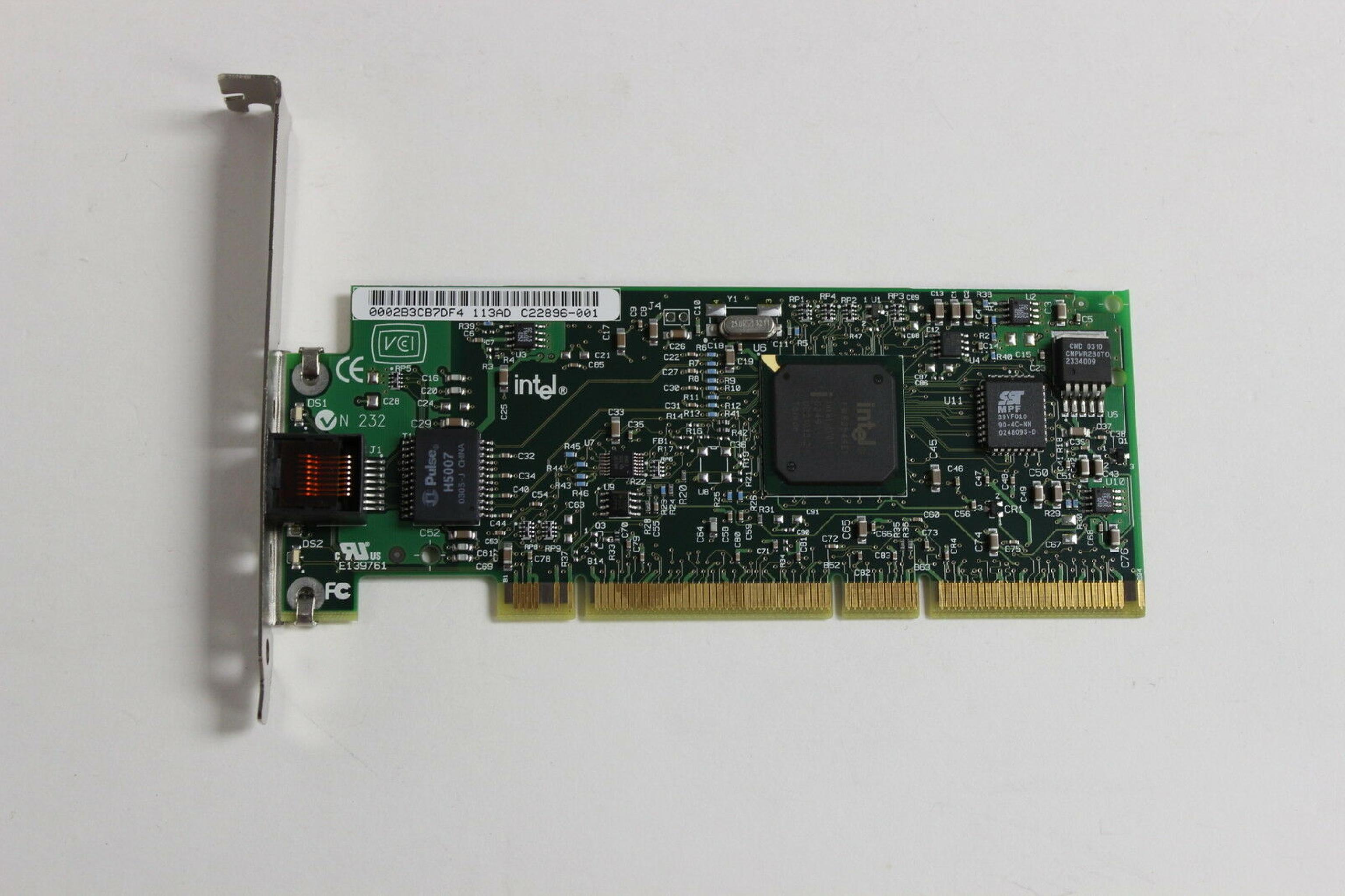 INTEL C22896-001 PCI 10/100/1000 GIGABIT ETHERNET CARD