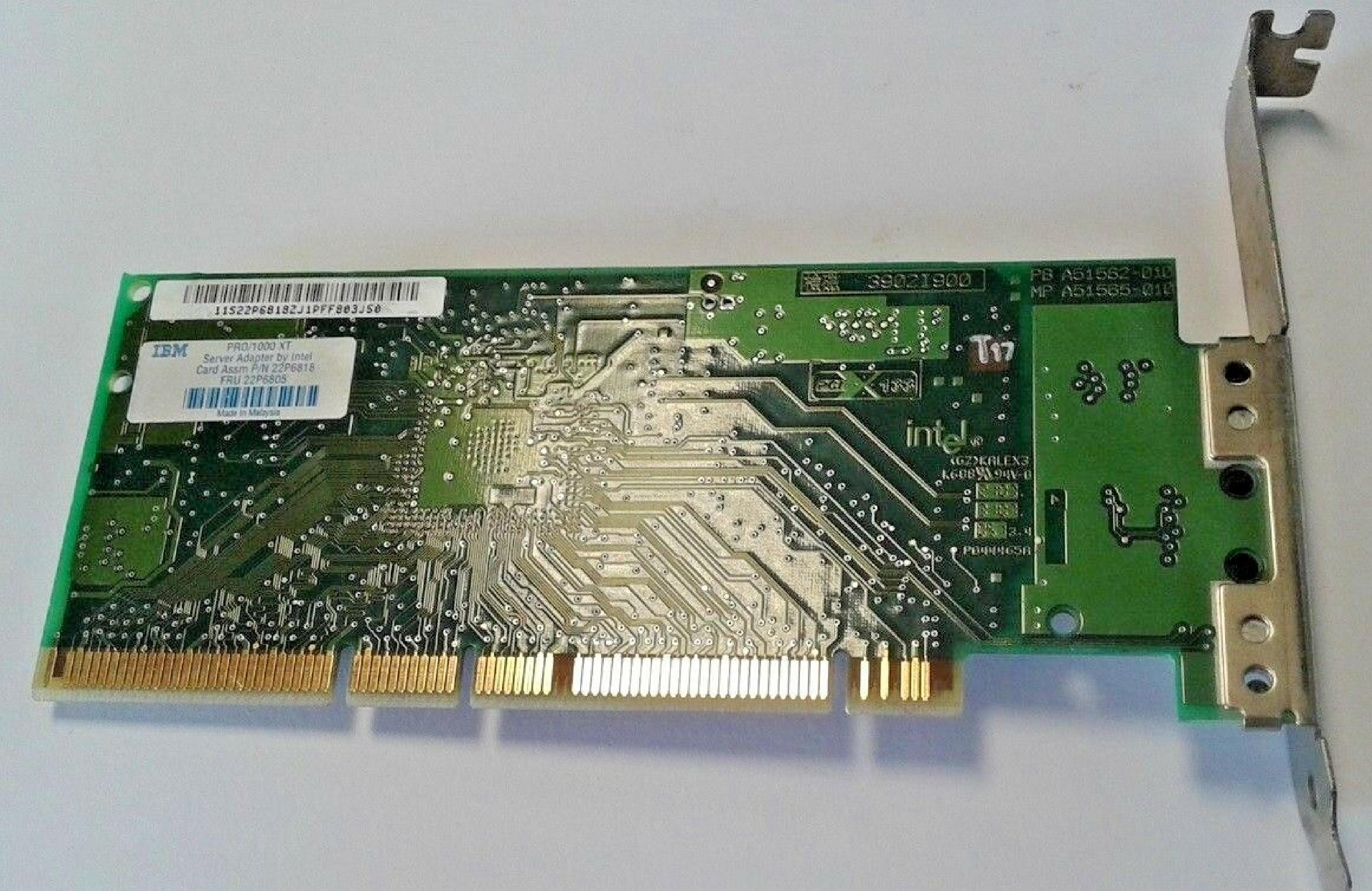 INTEL 22P6818 PCI 10/100/1000 GIGABIT ETHERNET CARD