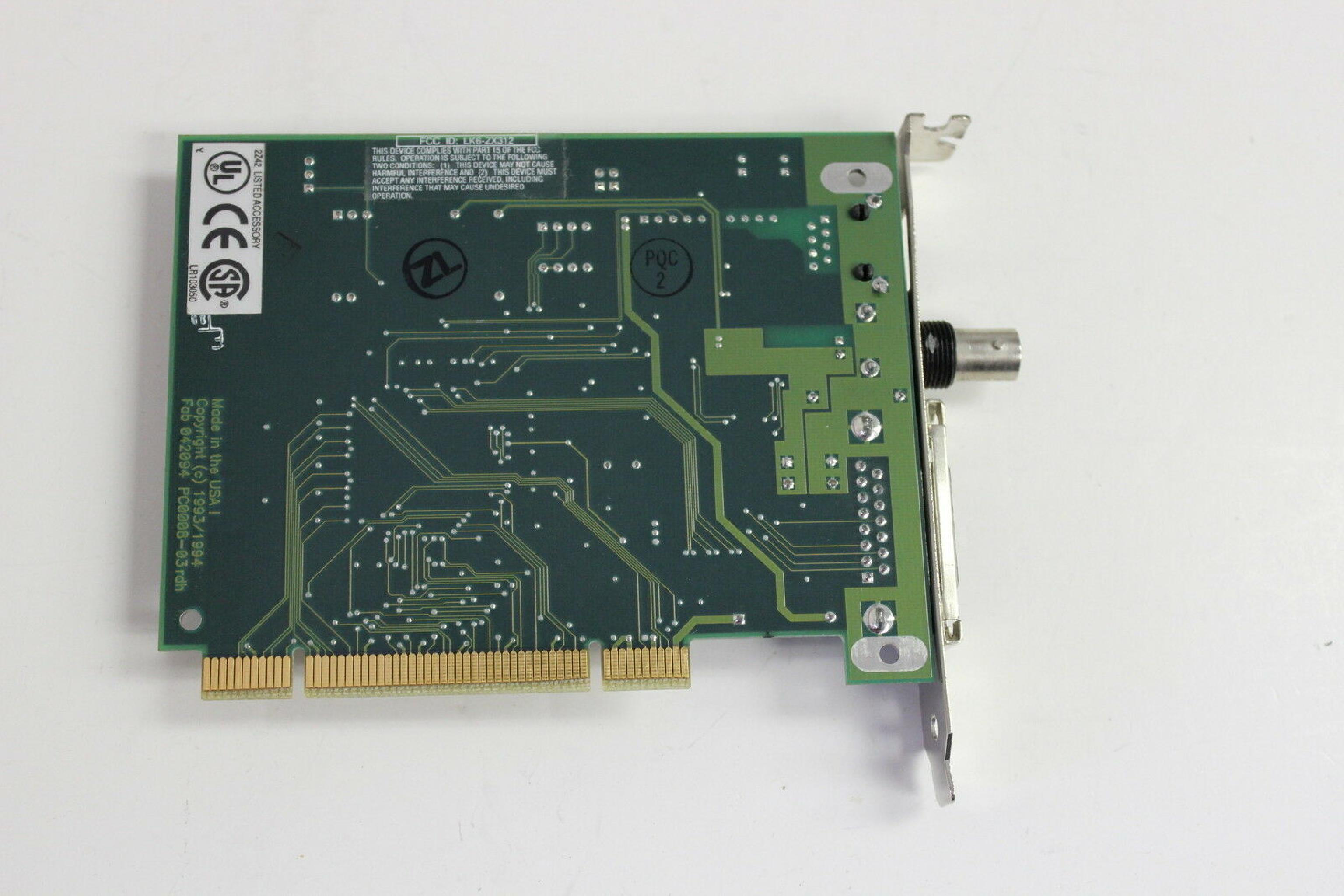 ZNYX SA0011 ETHERACTION NETWORK CARD PCI BNC/UTP/15PIN