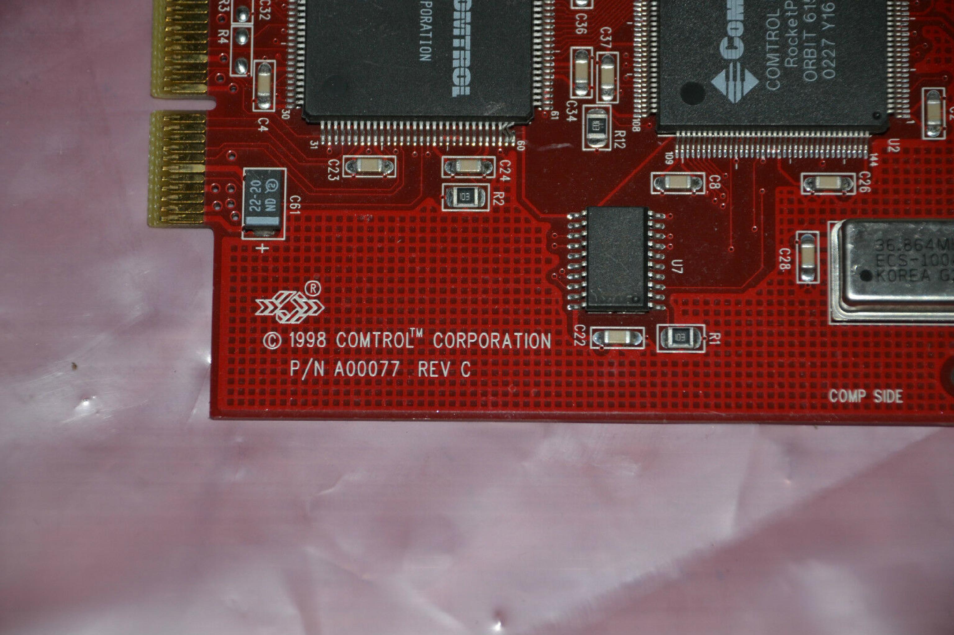 COMTROL 5000820 ROCKPORT PCI BOARD