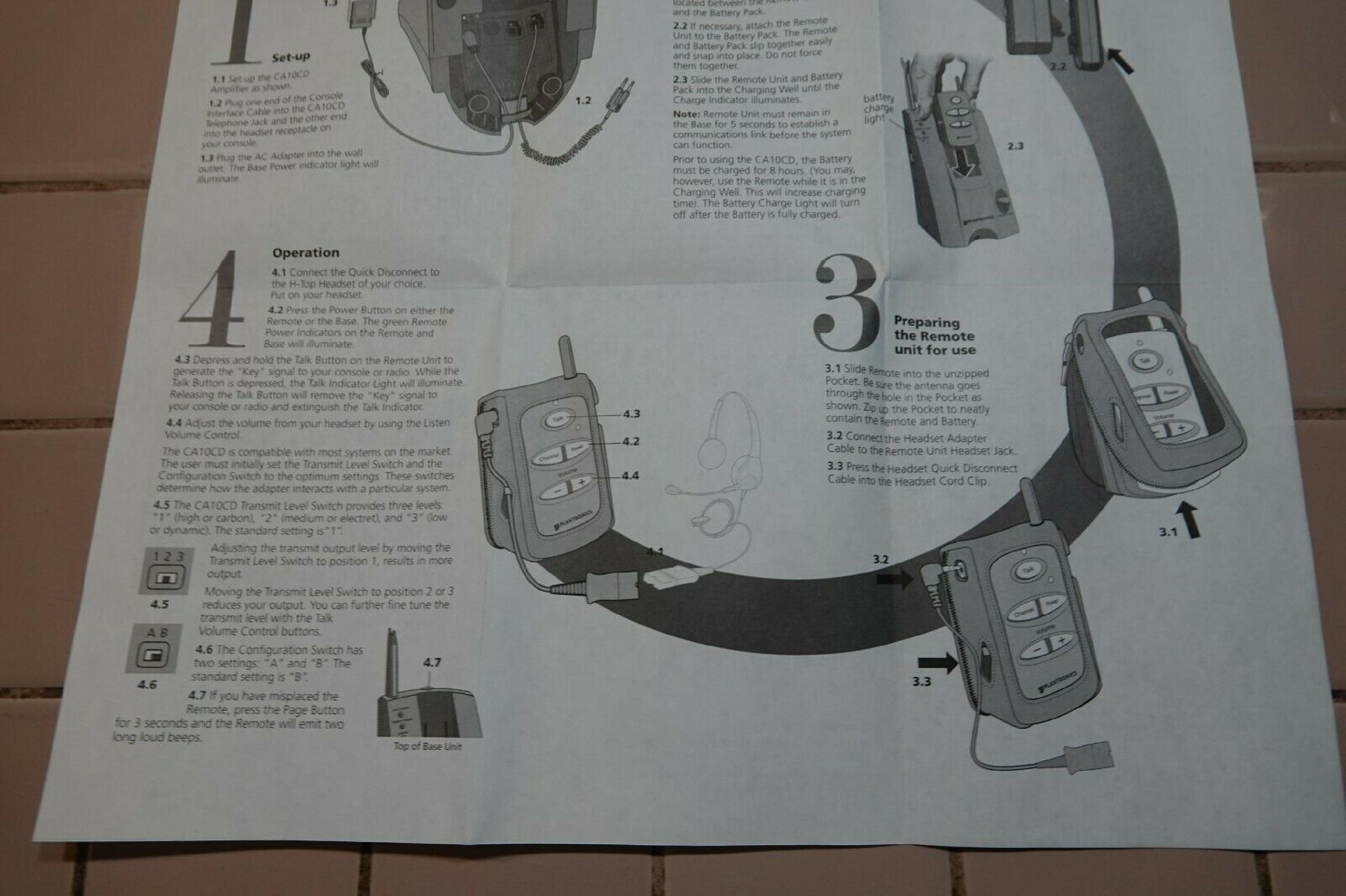 PLANTRONICS CA10 9V DC 800MA AC ADAPTER WITH BARREL CONNECTOR OD:5.5 ID:2.1 POSITIVE TIP