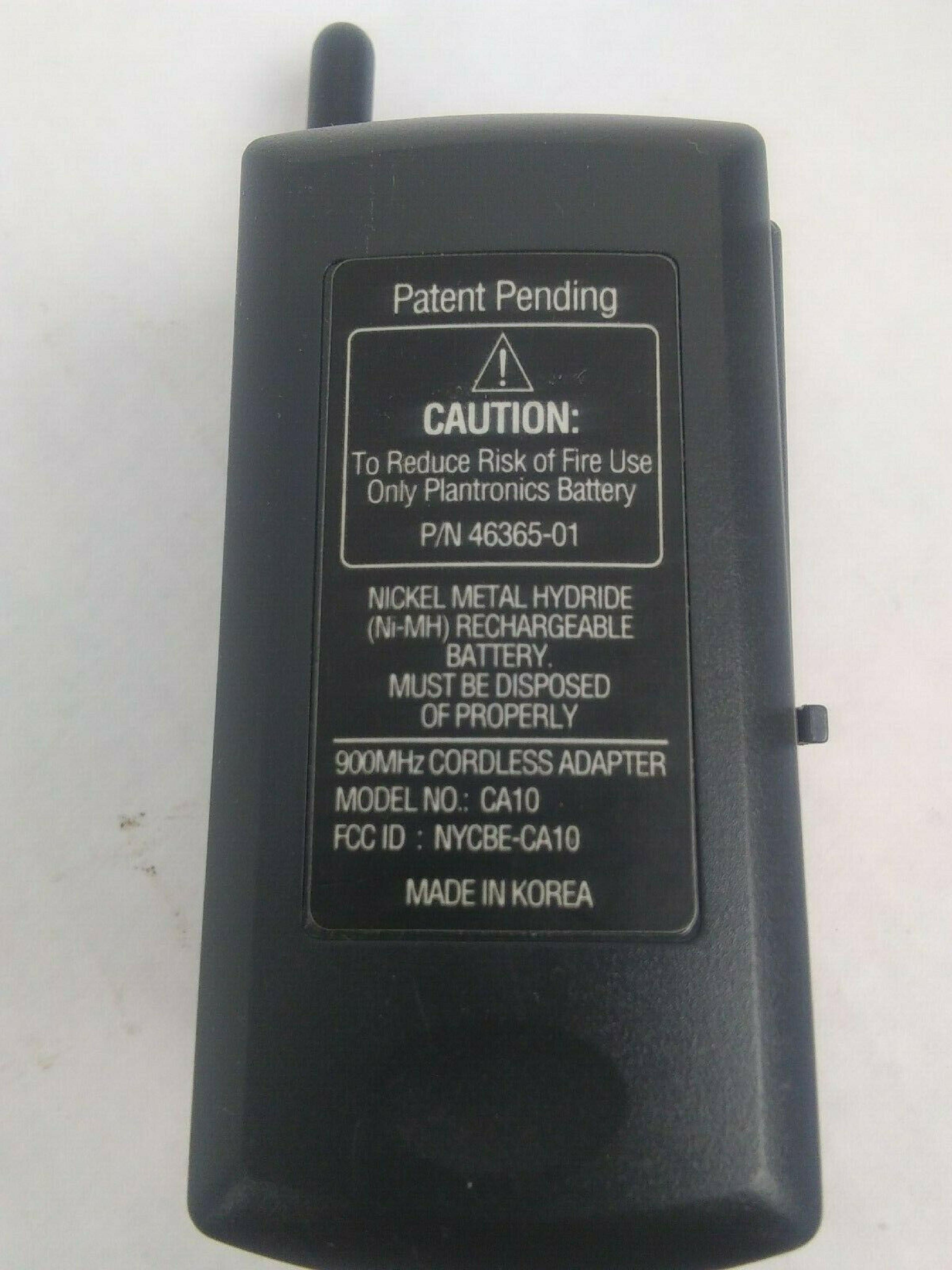 PLANTRONICS CA10 9V DC 800MA AC ADAPTER WITH BARREL CONNECTOR OD:5.5 ID:2.1 POSITIVE TIP