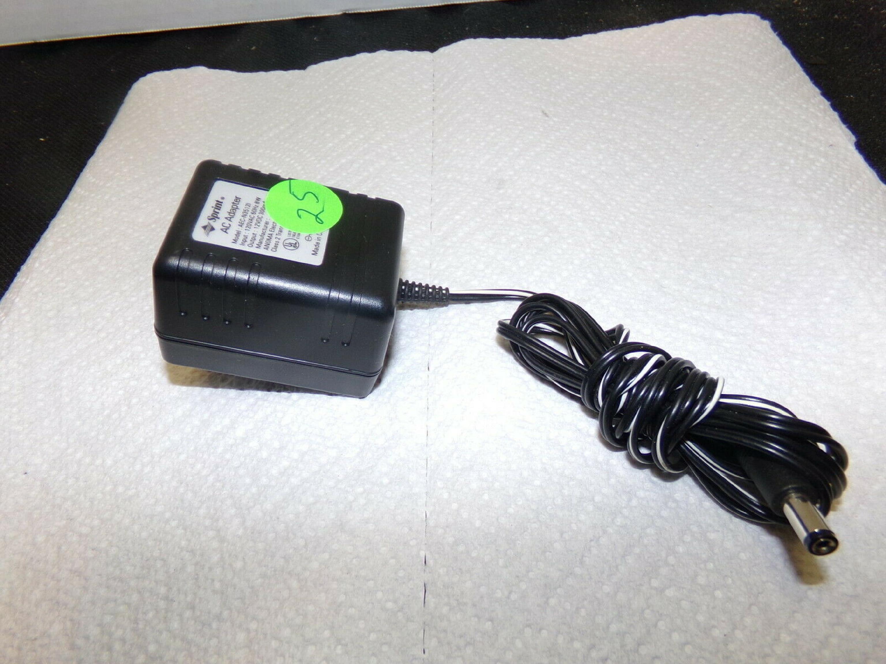 SPRINT AEC-N3512I 12V DC 300MA AC ADAPTER WITH BARREL CONNECTOR