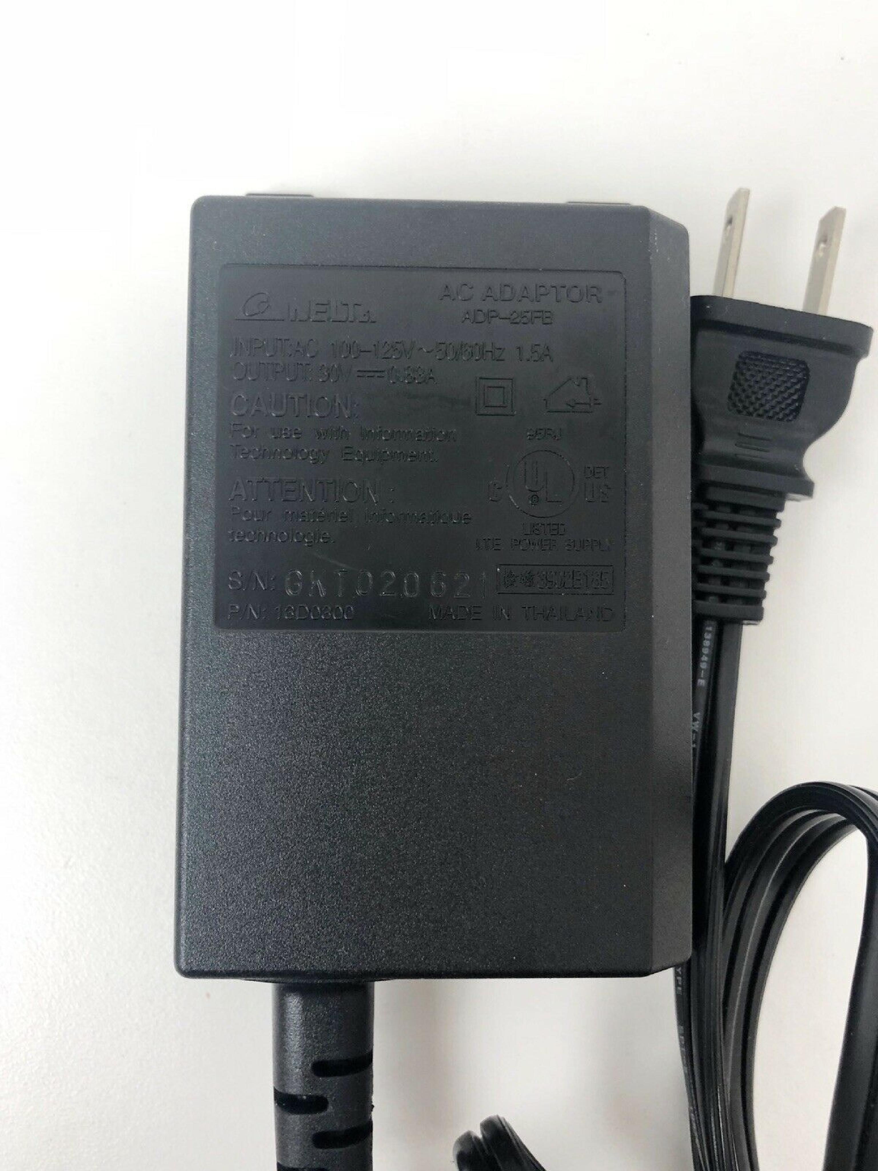 DELTA ELECTRONICS INC 13D0300 30V DC 0.83A AC ADAPTER WITH SLIDE IN CONNECTOR CUT WIRE