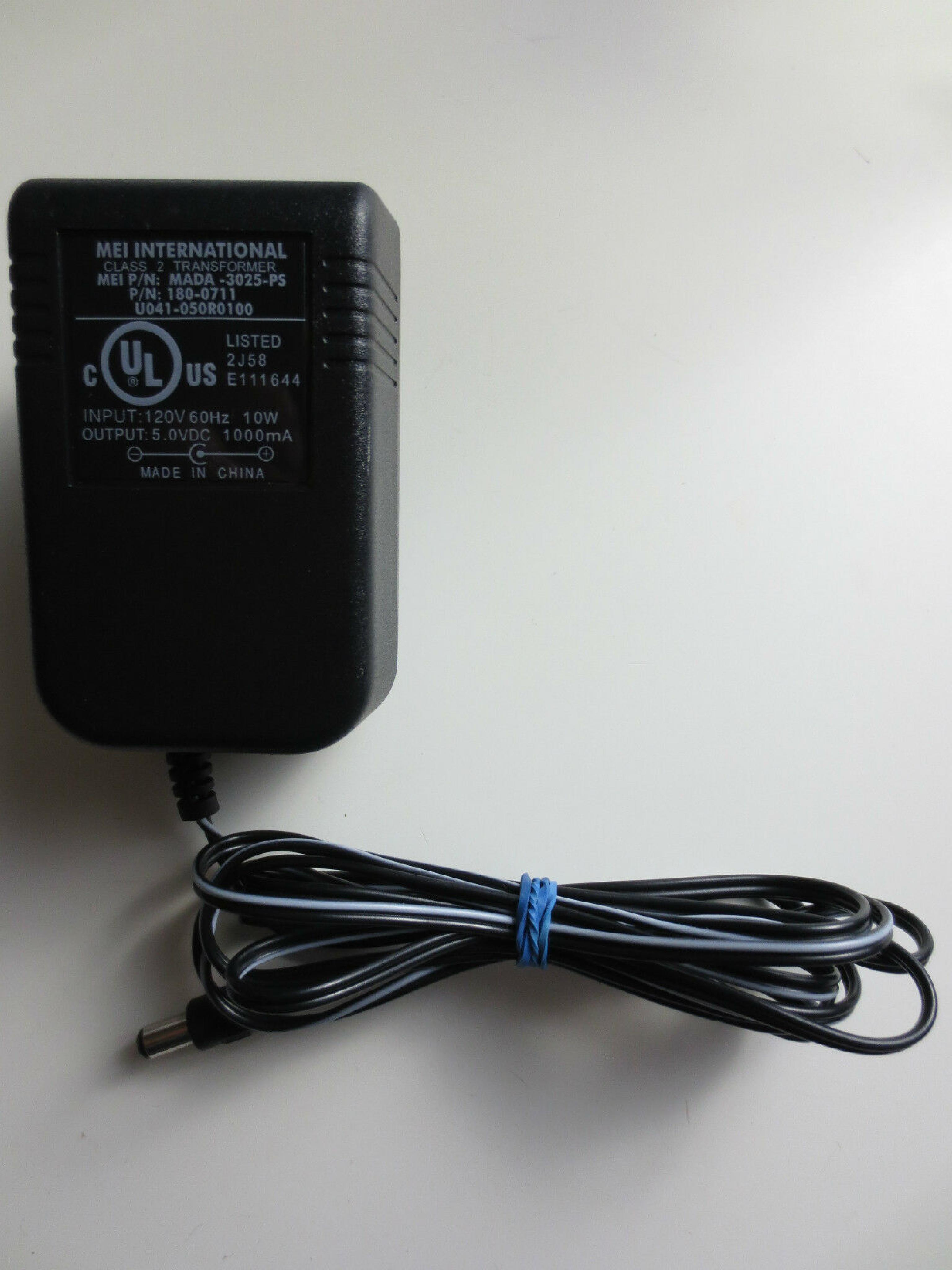 MEI MADA-3025-PS 5.0V DC 1000MA AC ADAPTER WITH BARREL CONNECTOR