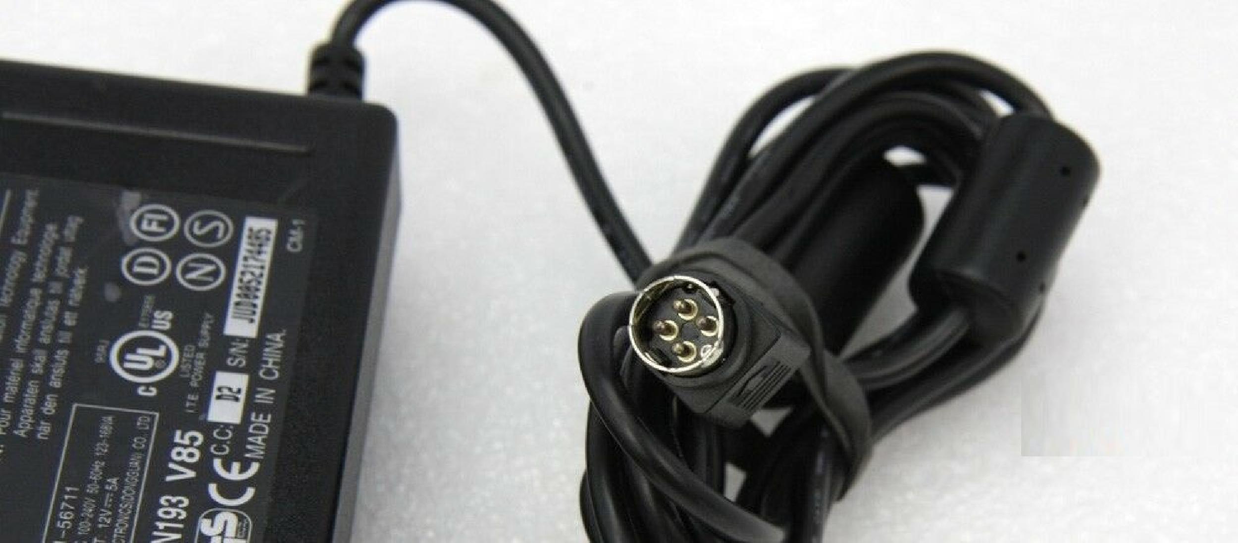 COMPAQ / HEWLETT PACKARD / HP ADP-60PB 12V DC 5A AC ADAPTER WITH 4 PIN CONNECTOR