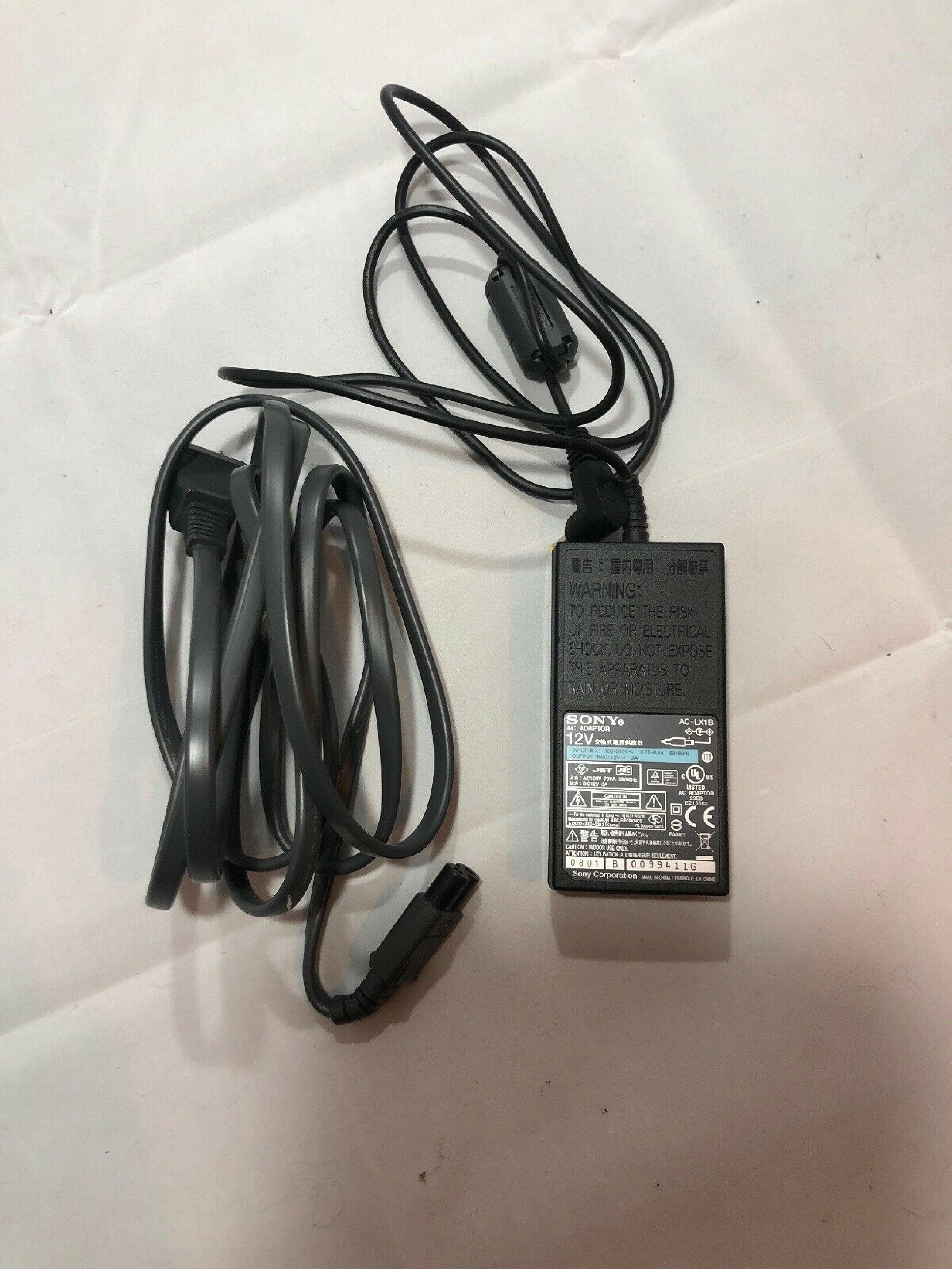 SONY AC-LX1B 12V DC 3A AC ADAPTER WITH BARREL CONNECTOR