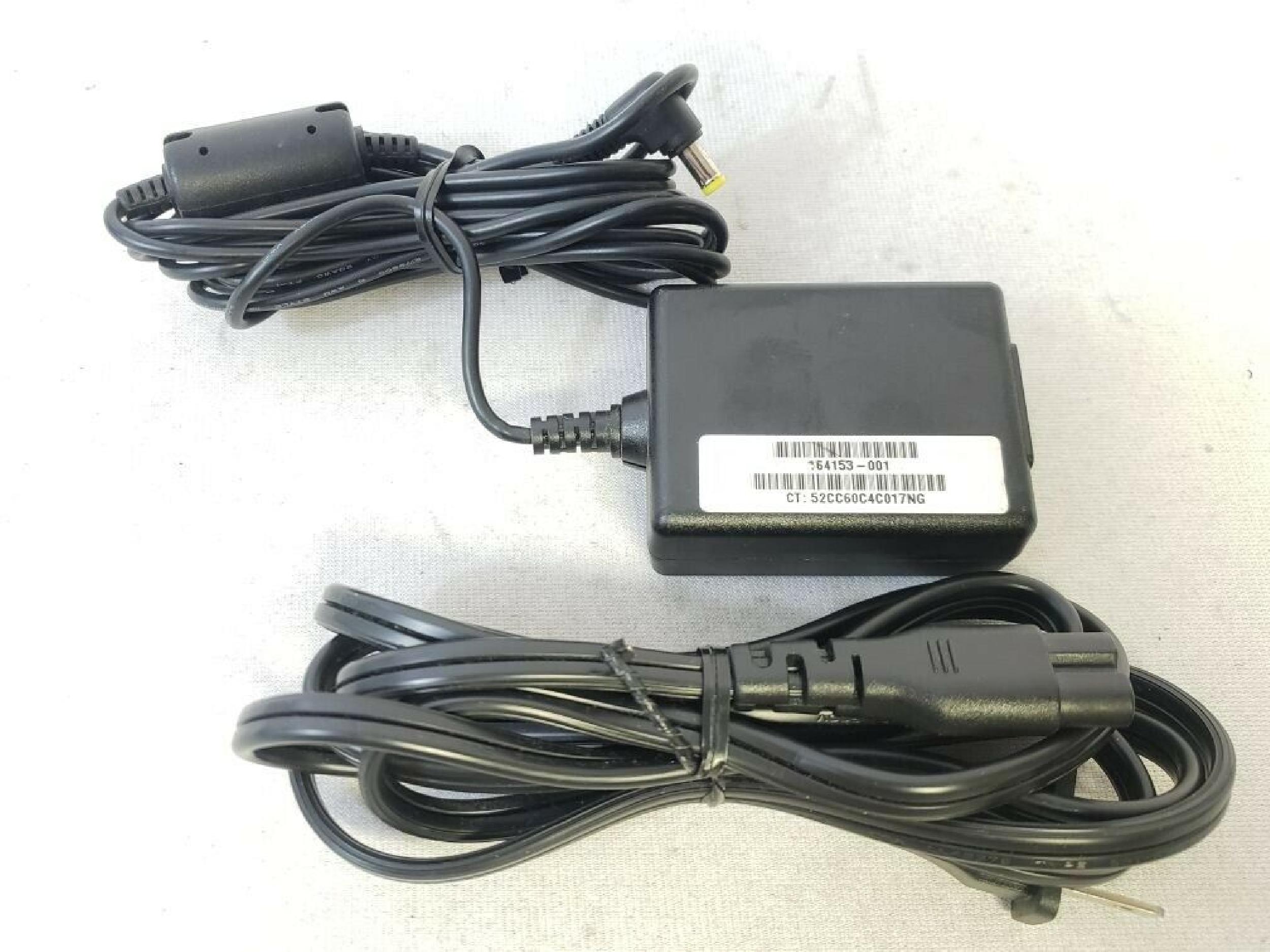 COMPAQ / HEWLETT PACKARD / HP 164153-001 10V DC 1.5A AC ADAPTER WITH BARREL CONNECTOR 10VDC 1500MA, 6FT CABLE CONNECTOR, OD:4.8MM, ID:1.6MM, DESKTOP STYLE, NEGATIVE POLE OUTSIDE