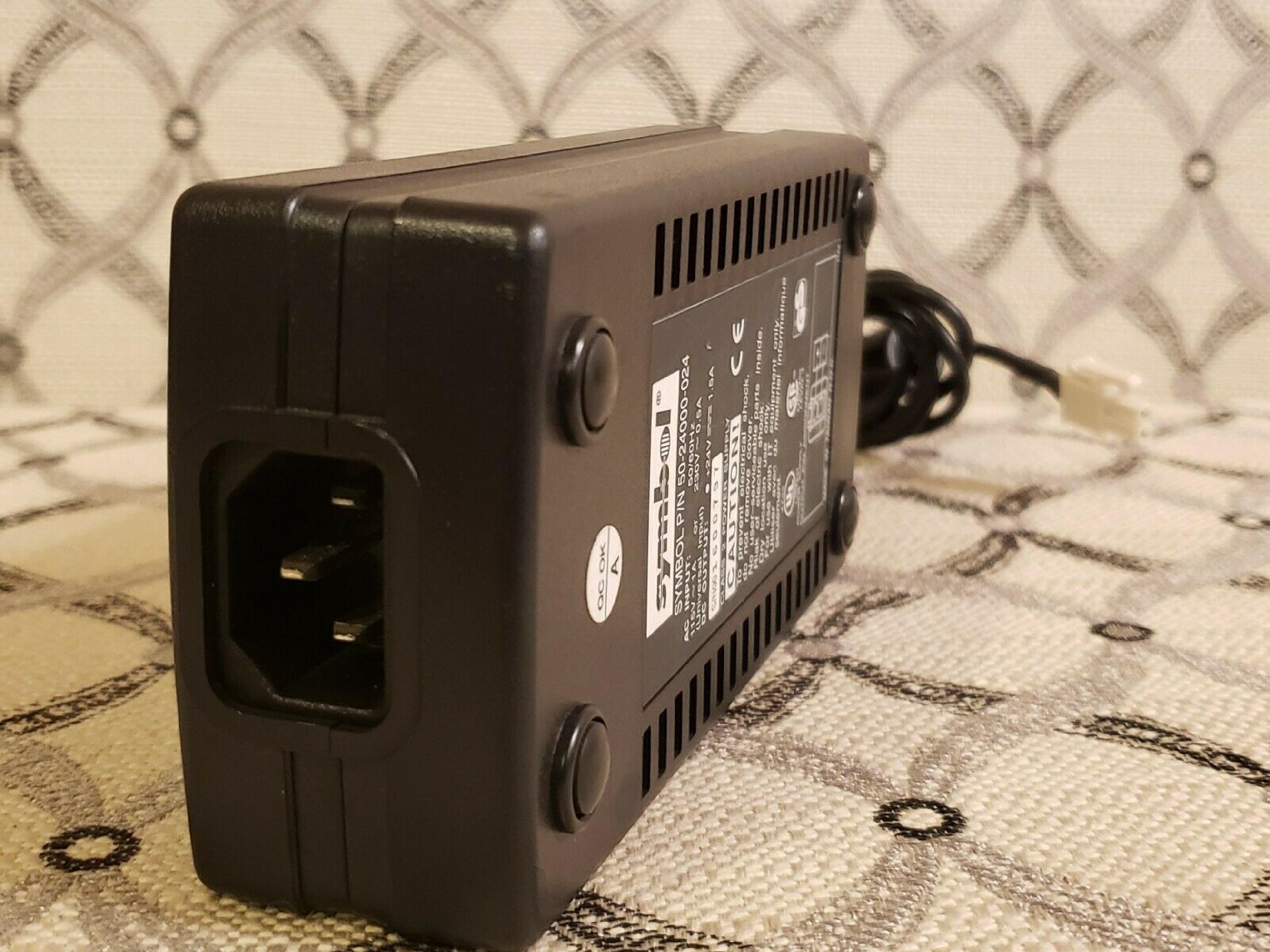 SYMBOL 50-24000-024 24V DC 1.5A AC ADAPTER WITH 2 PIN CONNECTOR 12V 1A POWER SUPPLY