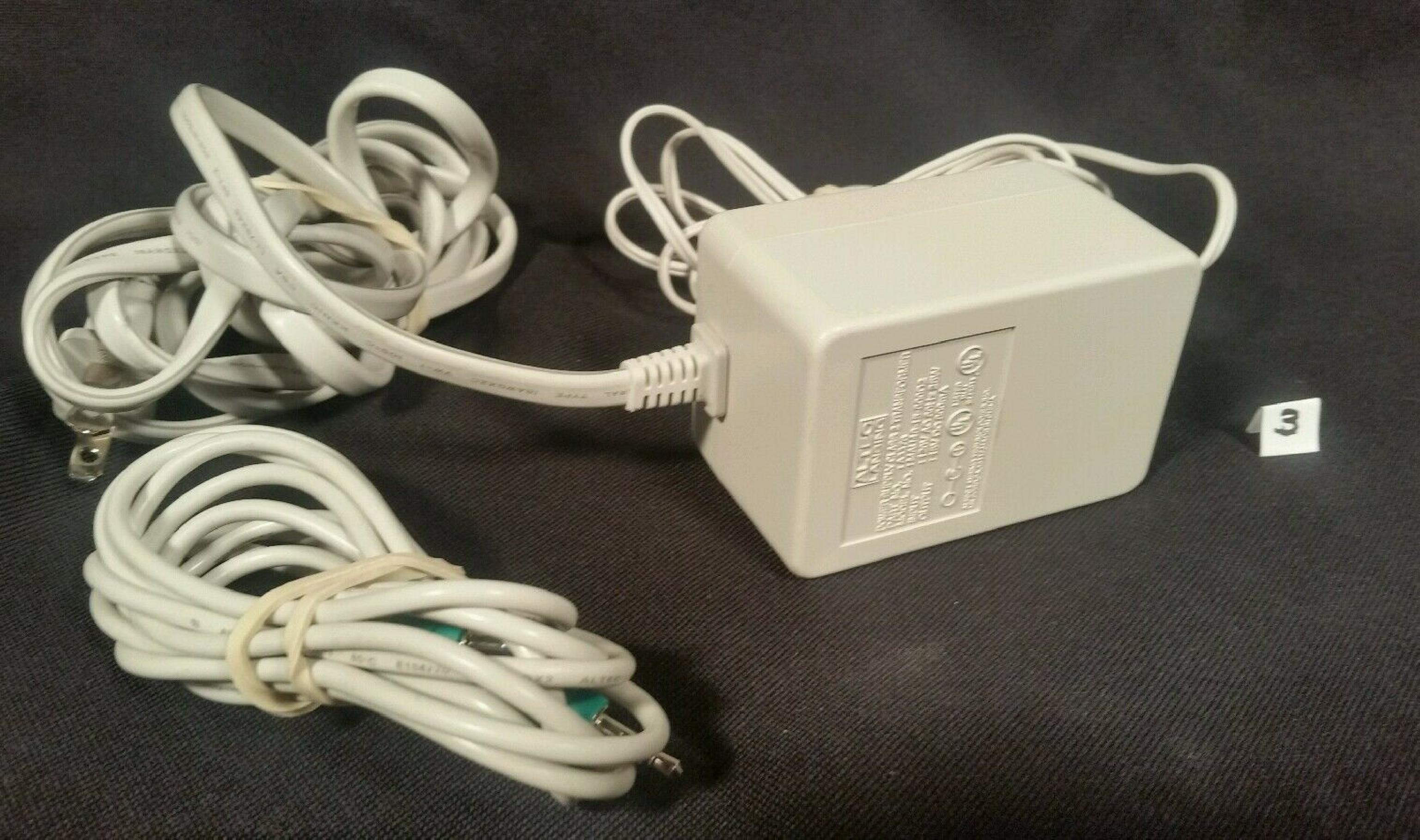 ALTEC A3376 15V DC 800MA AC ADAPTER WITH BARREL CONNECTOR CUT WIRE