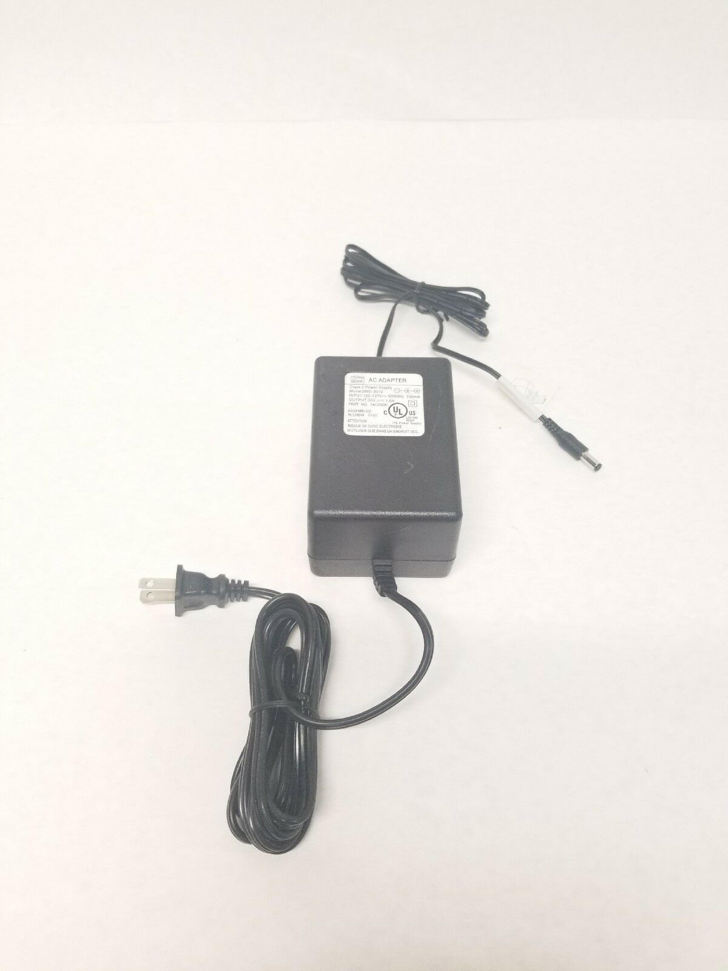 SKYNET ELECTRONICS DND-3012 CUT WIRE 30V DC 1.0A AC ADAPTER