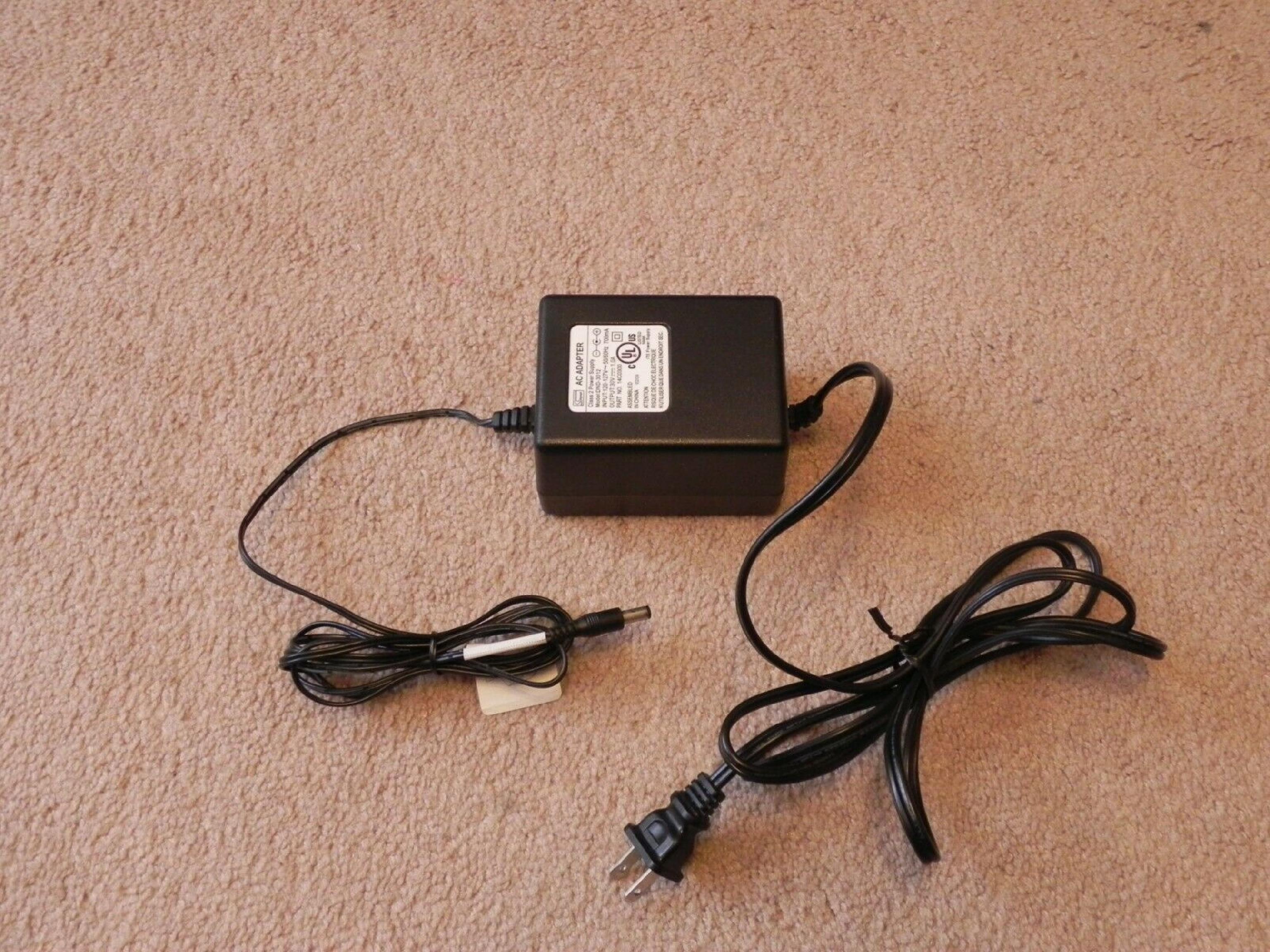 SKYNET ELECTRONICS DND-3012 CUT WIRE 30V DC 1.0A AC ADAPTER