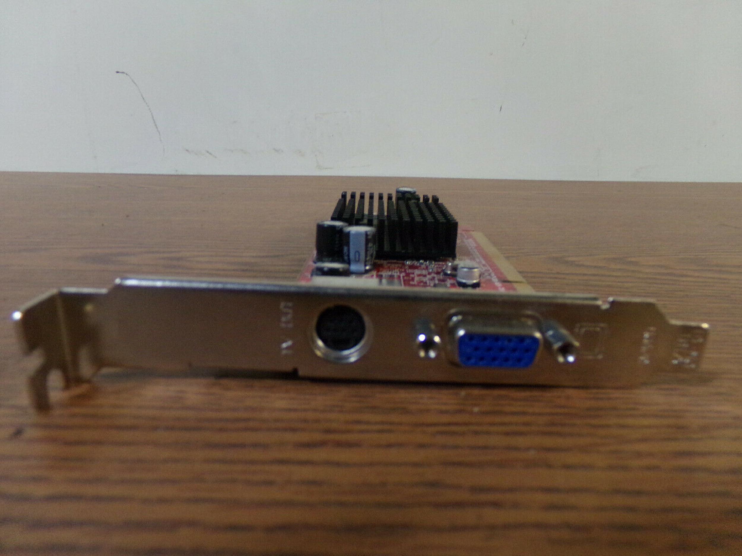 ATI 109-A26000-01 RADEON X300 128MB PCI-E VIDEO CARD WITH DVI AND S-VID PORTS VGA TV-OUT