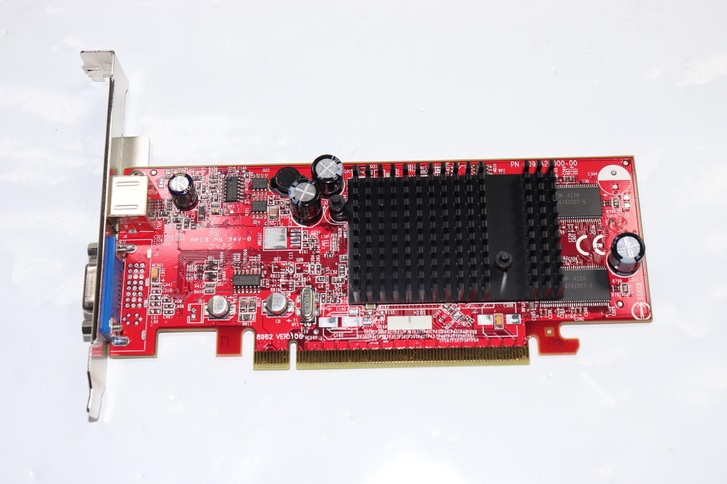 ATI 353048-002 RADEON X300 128MB PCI-E VIDEO CARD WITH VGA AND TV-OUT PORTS