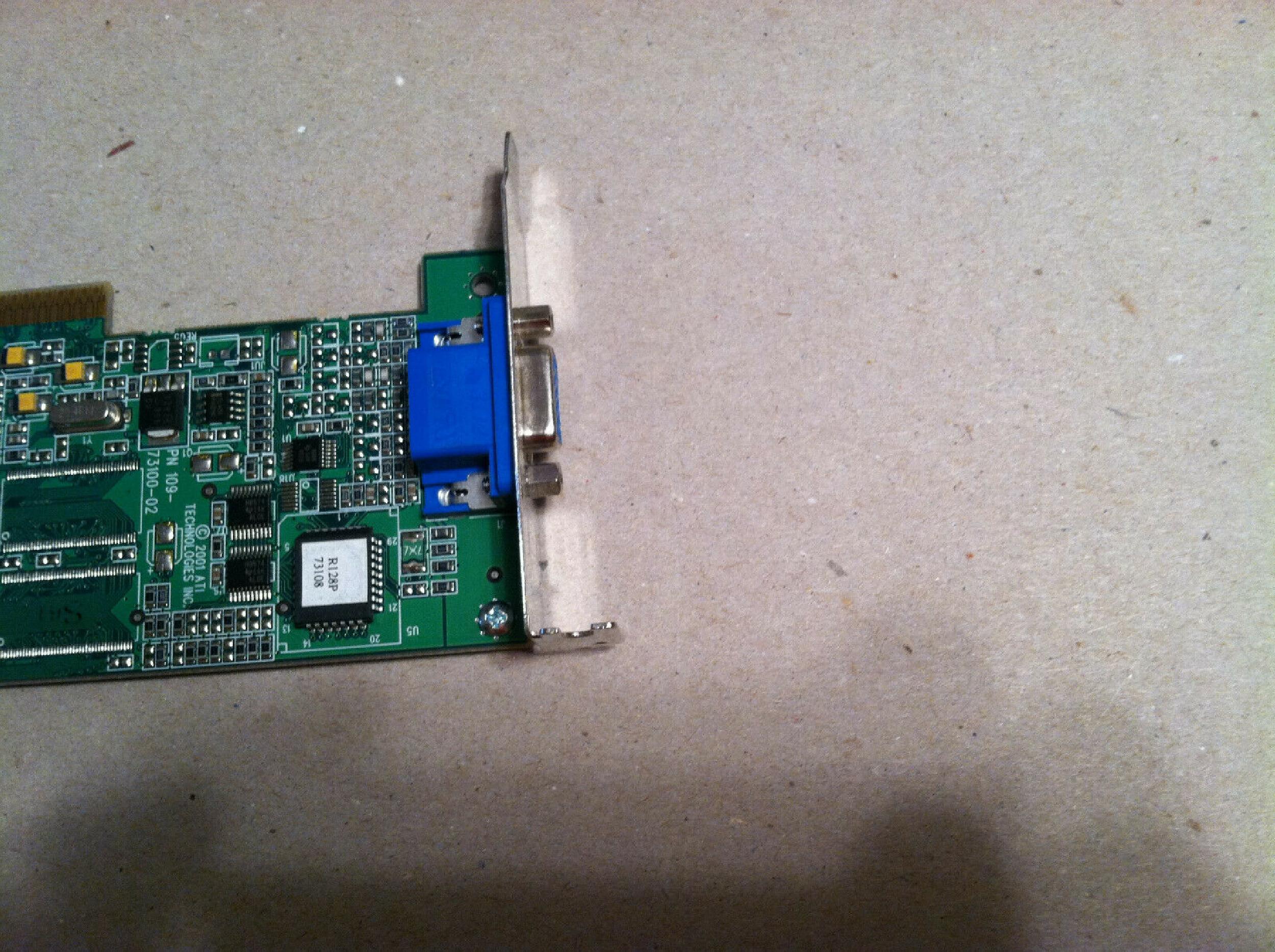 ATI 1027311302 32MB AGP VIDEO CARD WITH VGA PORT OUTPUT 128MB 16MB RAGE 128 ULTRA