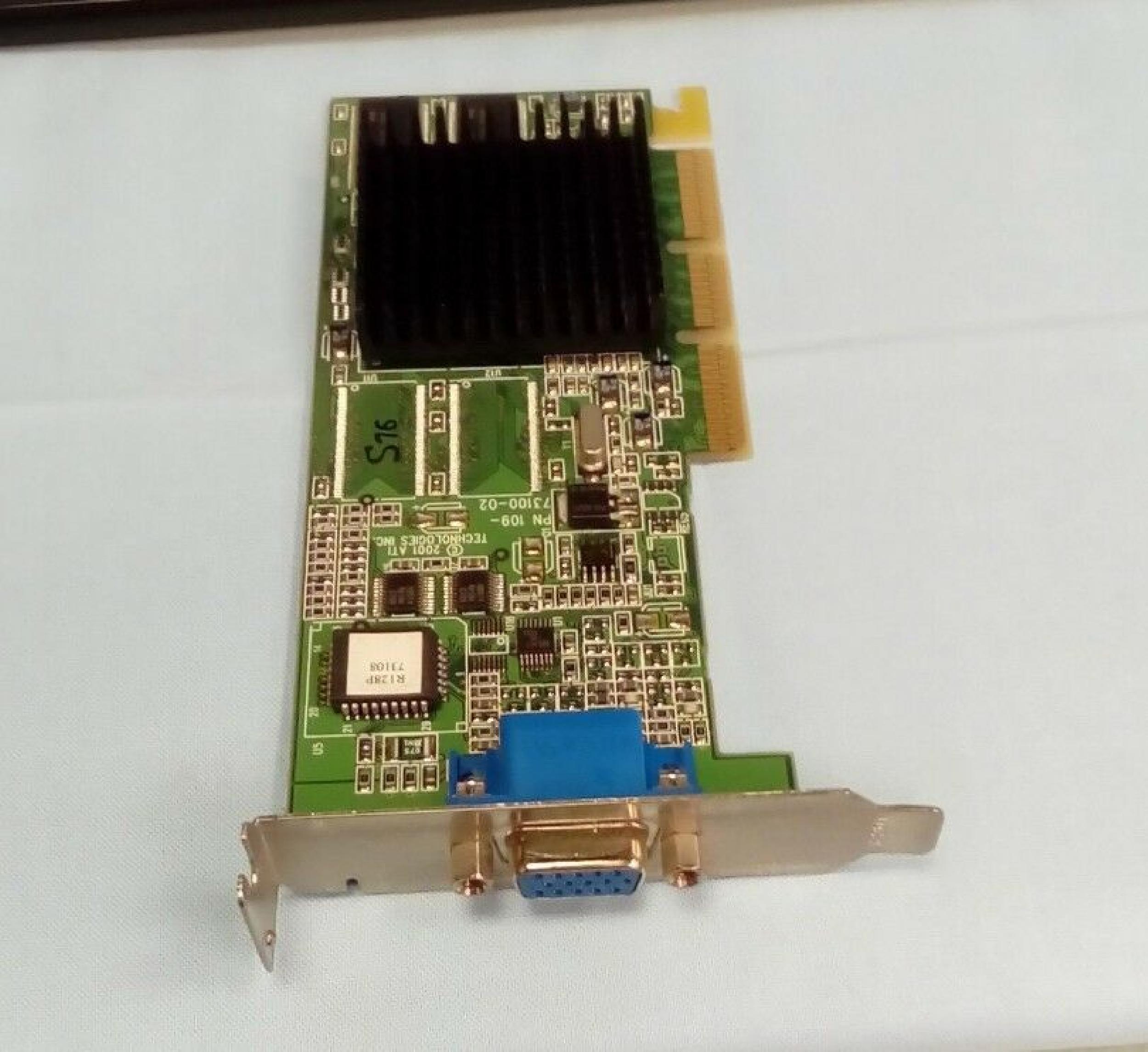 ATI 1027311302 32MB AGP VIDEO CARD WITH VGA PORT OUTPUT 128MB 16MB RAGE 128 ULTRA