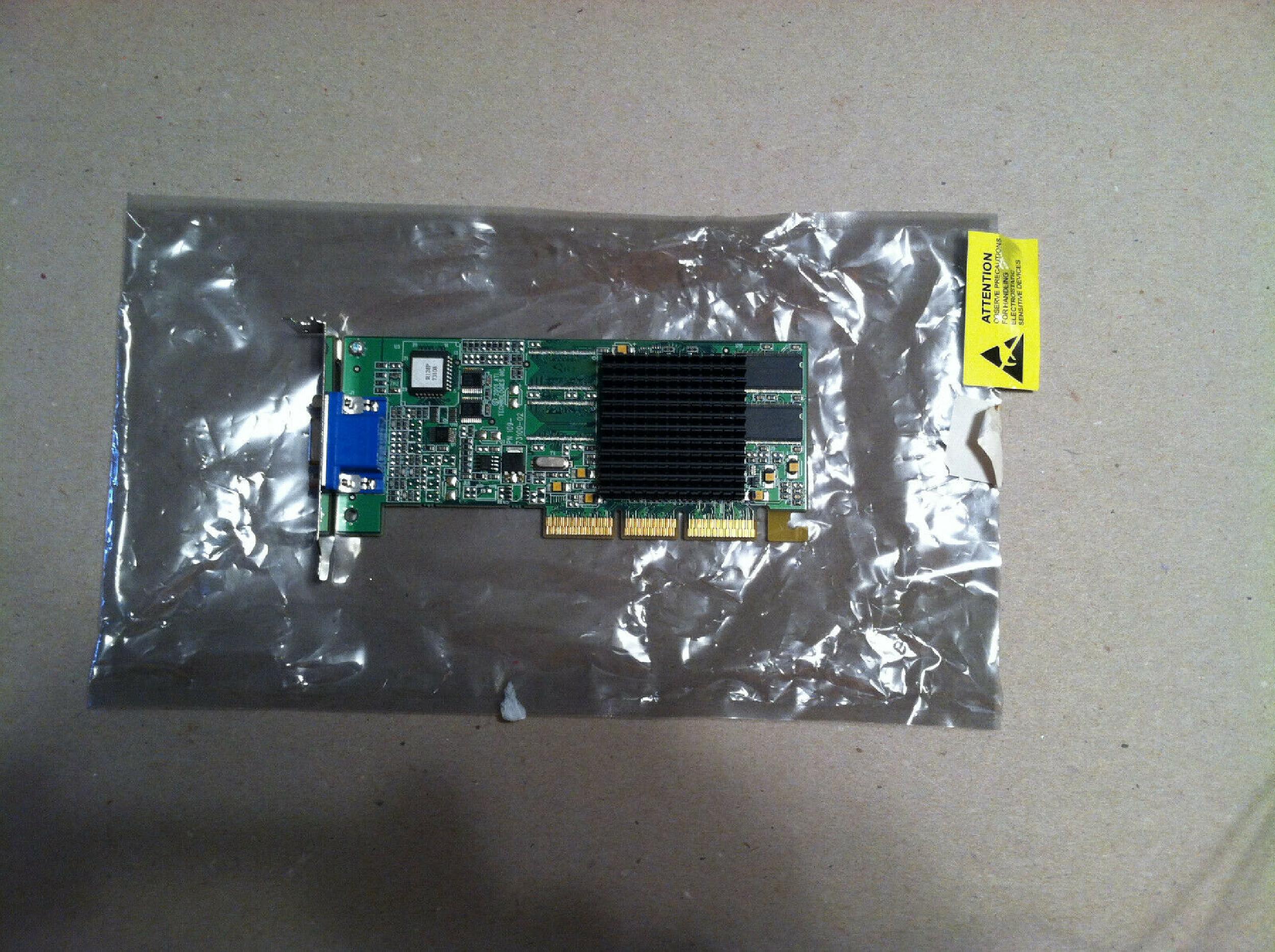 ATI 1027311302 32MB AGP VIDEO CARD WITH VGA PORT OUTPUT 128MB 16MB RAGE 128 ULTRA