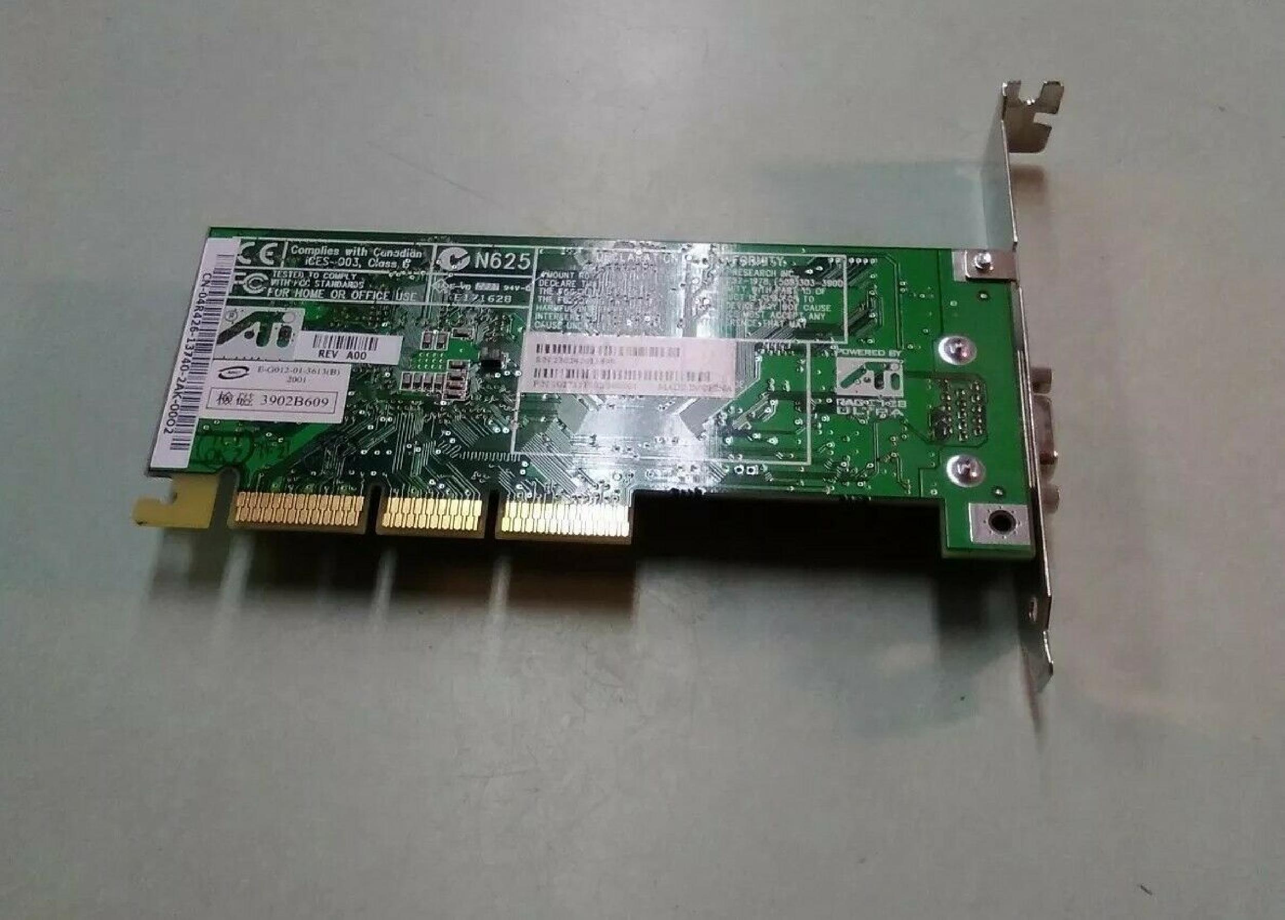 ATI 1027311602 32MB AGP VIDEO CARD WITH VGA PORT OUTPUT RAGE 128 ULTRA