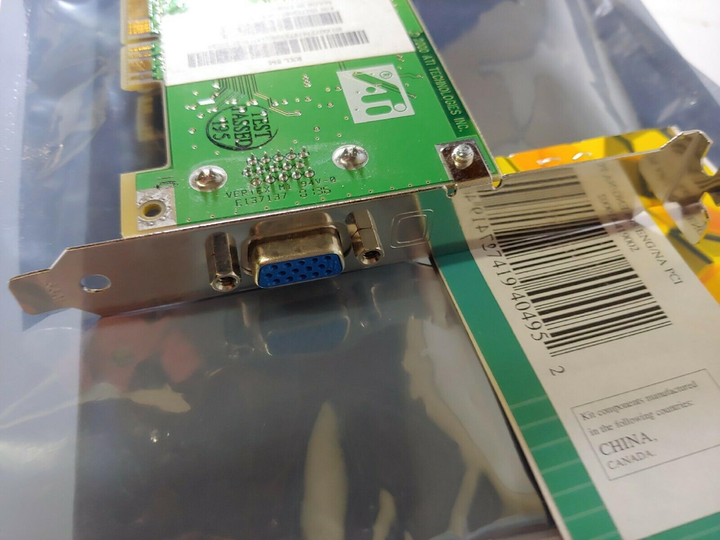 ATI 109-72300-10 RAGE XL 8MB PCI VIDEO CARD WITH VGA PORT