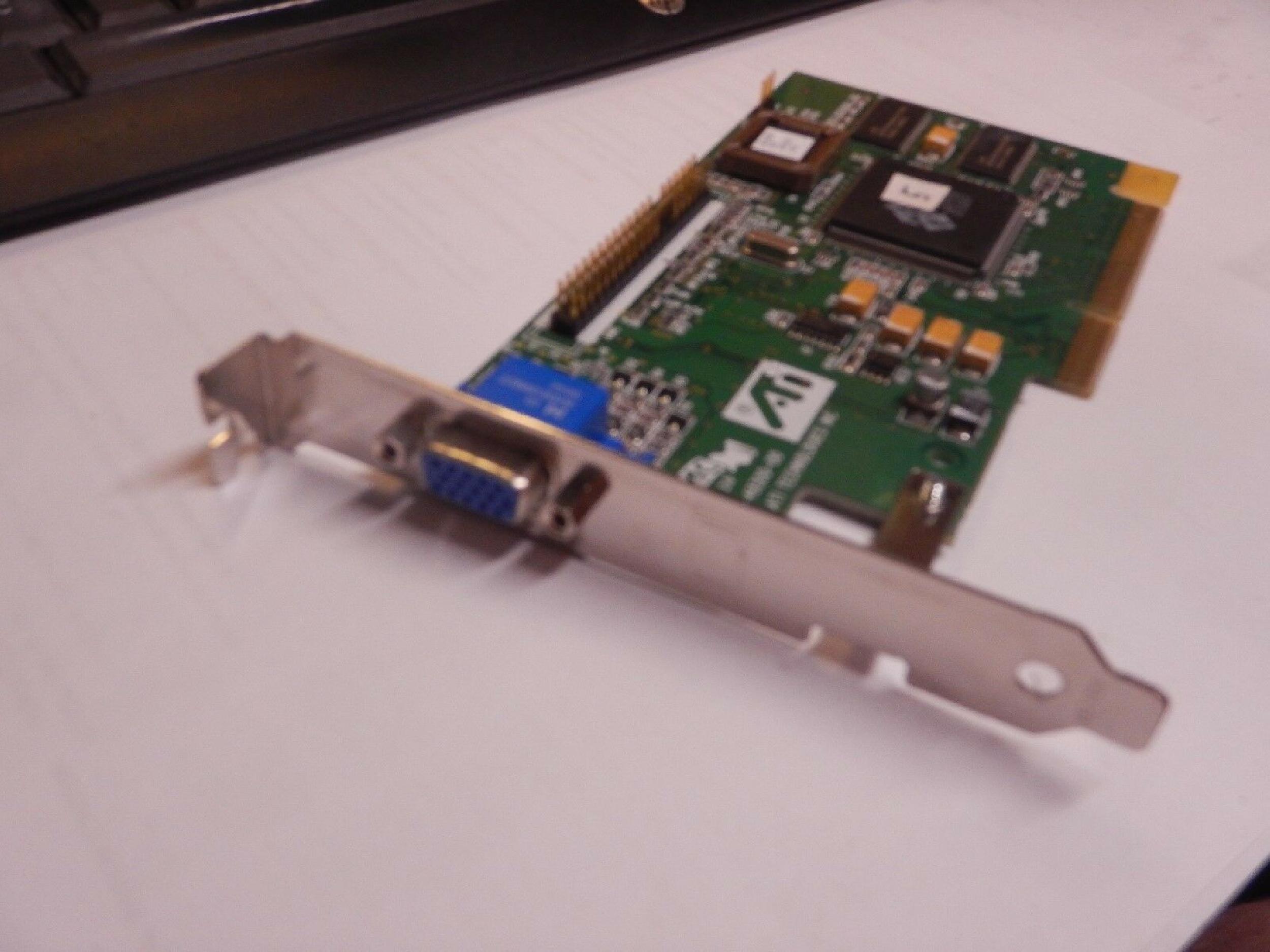 ATI 109-49300-00 RAGE IIC 4MB AGP VIDEO CARD WITH VGA PORT 128