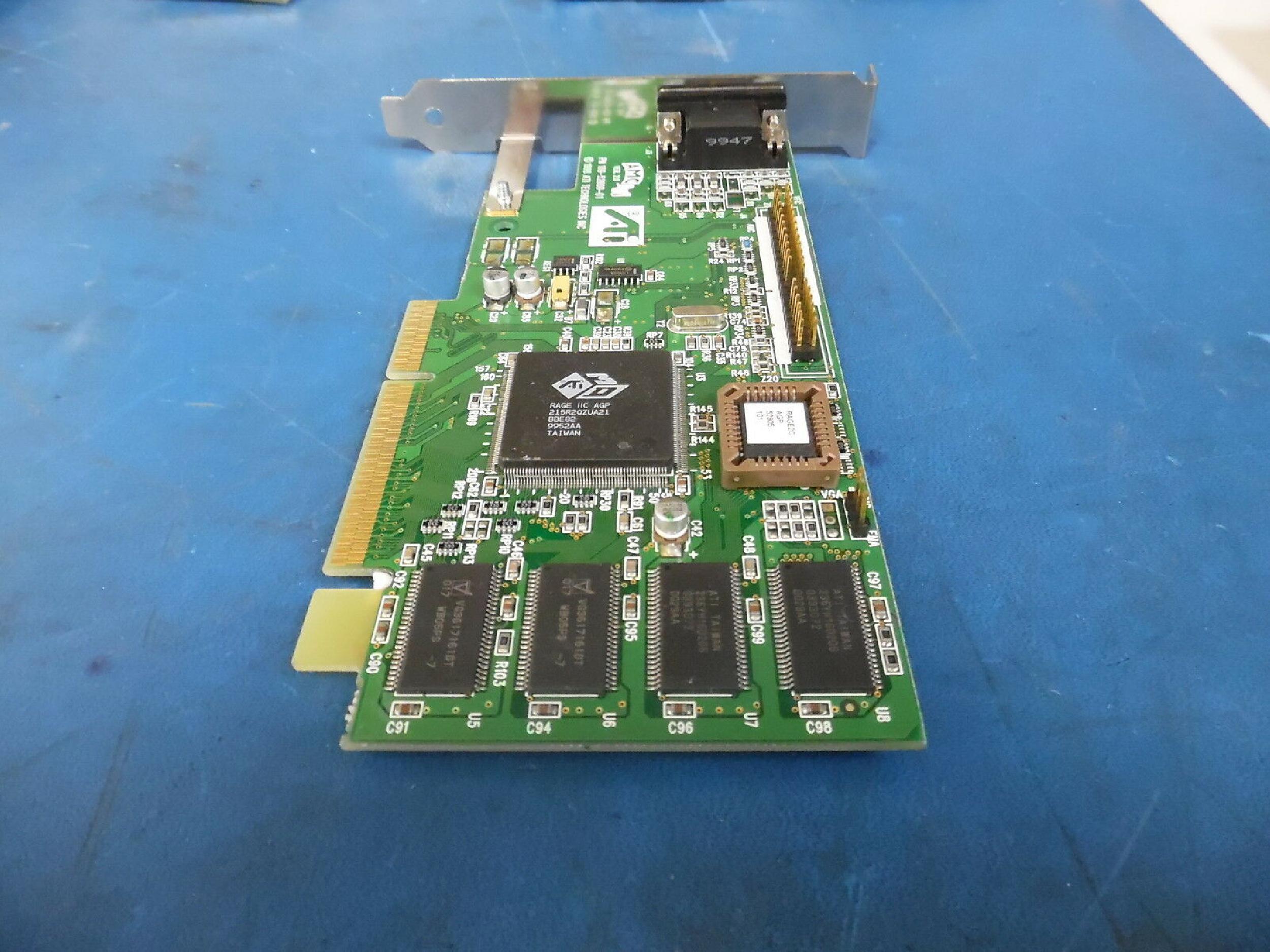 ATI 1025281301 RAGE2C 8MB AGP VIDEO CARD WITH VGA PORT