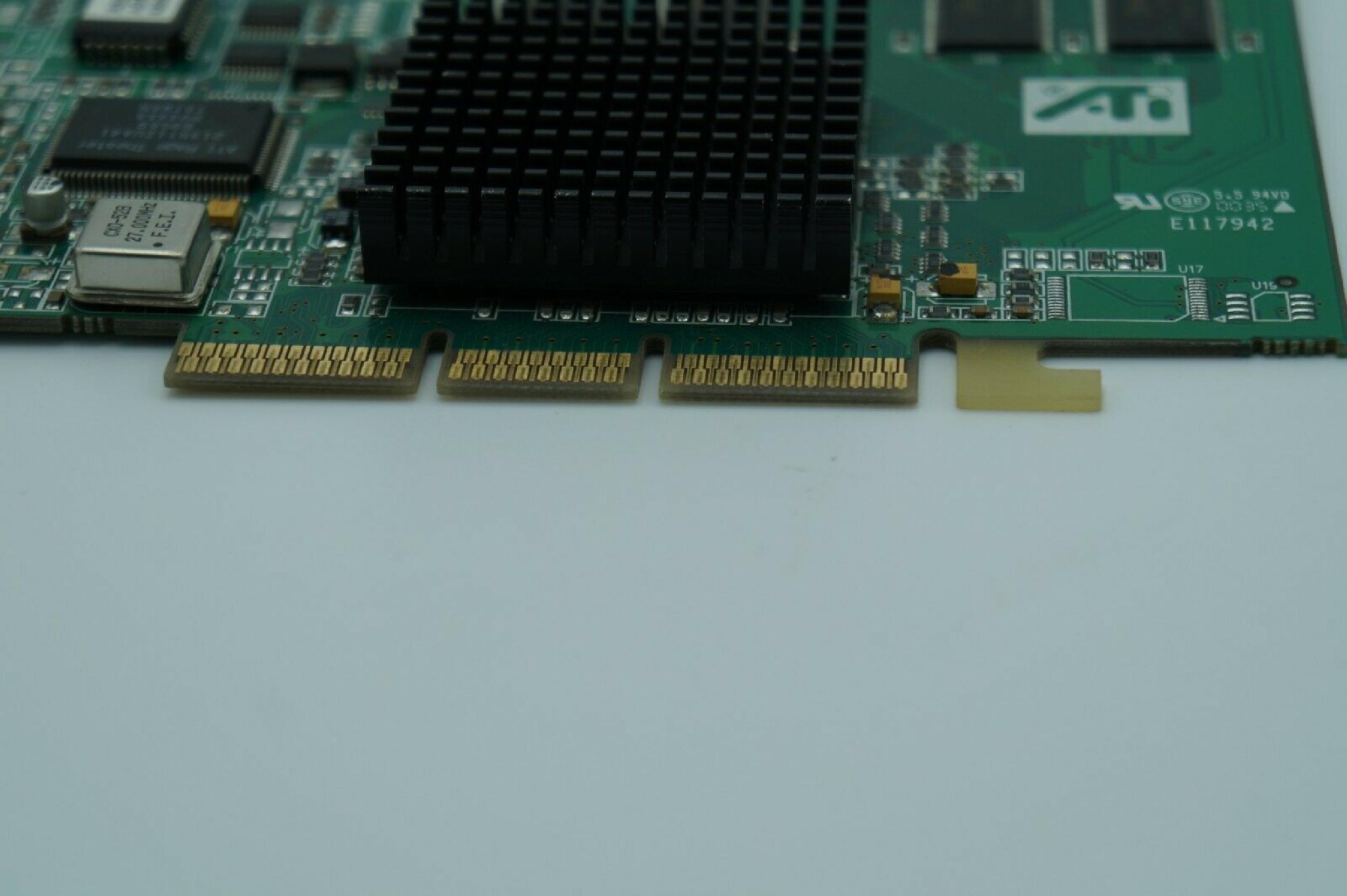 ATI 109-63200-01 RAGE 128 PRO 32MB AGP VIDEO CARD WITH VGA S-VID COMP-IN AND COMP-OUT PORTS 128MB S-VIDEO COMPOSITE IN OUT