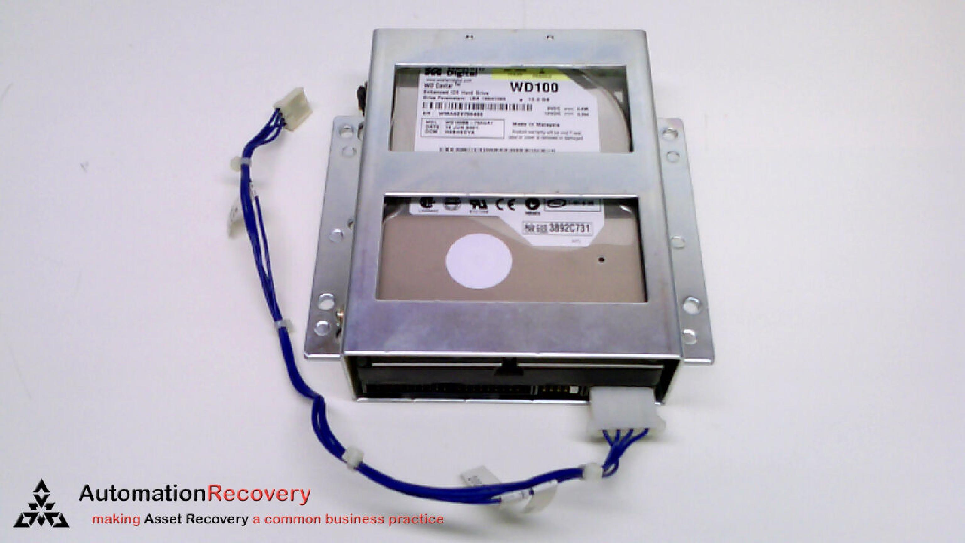 WESTERN DIGITAL / WD WD100BB-75AUA1 CAVIAR 10GB AT 3.5 INCH HARD DRIVE 10.0GB 3.5INCH IDE LBA 19541088 16 AUG 2001 DCM HRBBEGYB HRBBEGYH