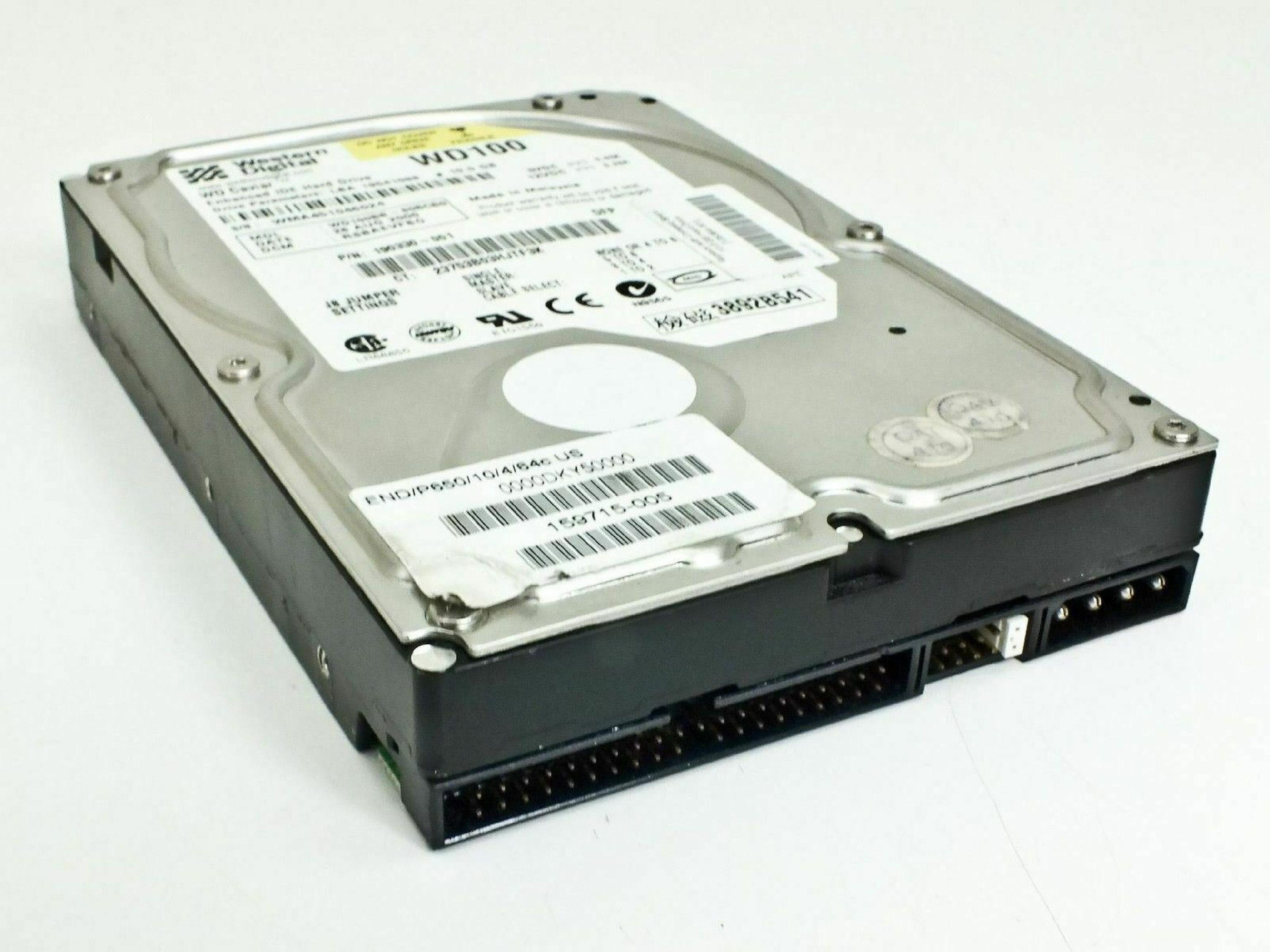 WESTERN DIGITAL / DELL / WD 078FGW CAVIAR 10GB AT 3.5 INCH HARD DRIVE 10.0GB 3.5INCH IDE LBA 19541088 16 AUG 2001 DCM HRBBEGYH HRBBEGYB