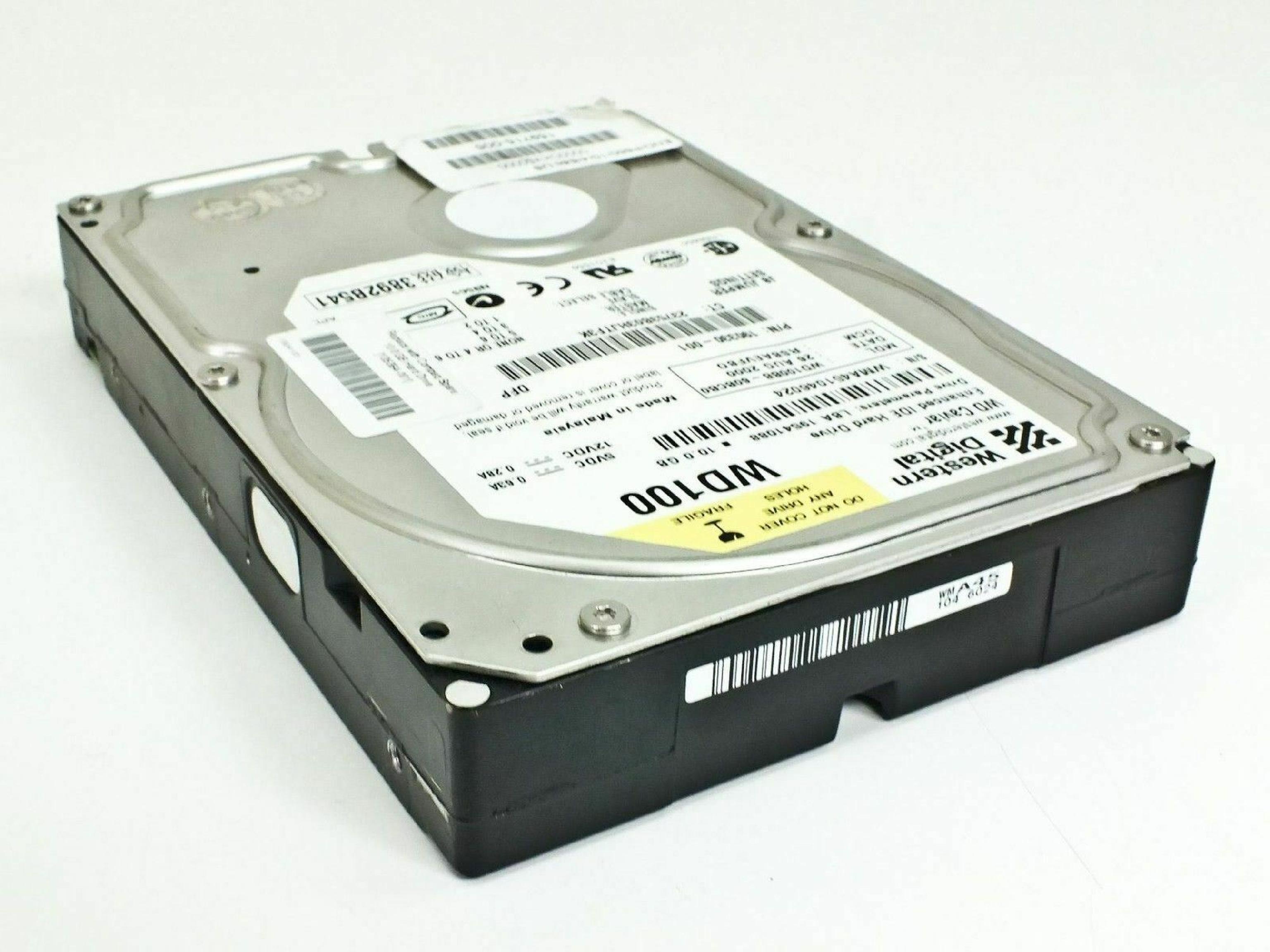 WESTERN DIGITAL / DELL / WD 078FGW CAVIAR 10GB AT 3.5 INCH HARD DRIVE 10.0GB 3.5INCH IDE LBA 19541088 16 AUG 2001 DCM HRBBEGYH HRBBEGYB