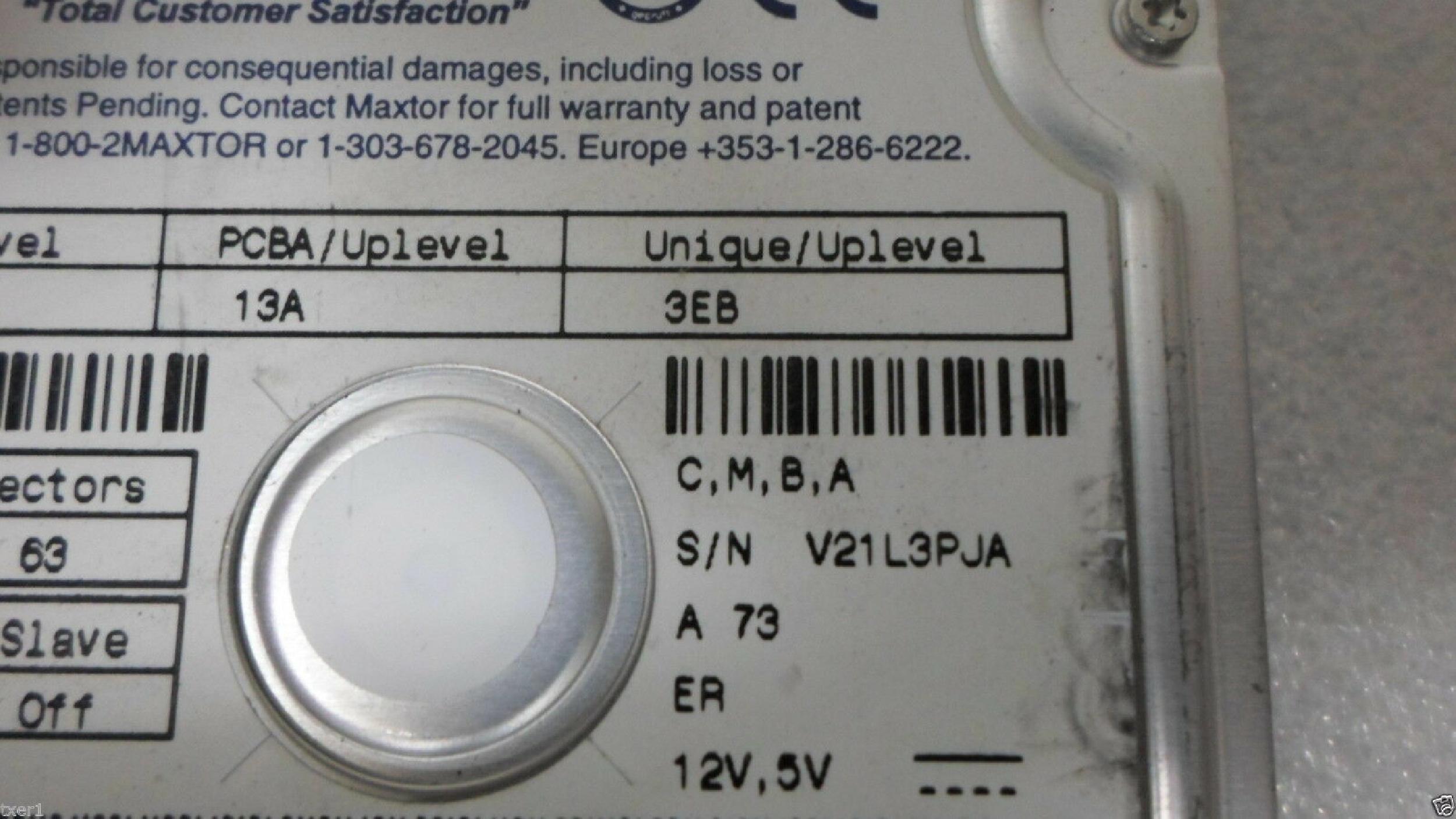 MAXTOR 90320D2 3.2GB AT 3.5 INCH HARD DRIVE