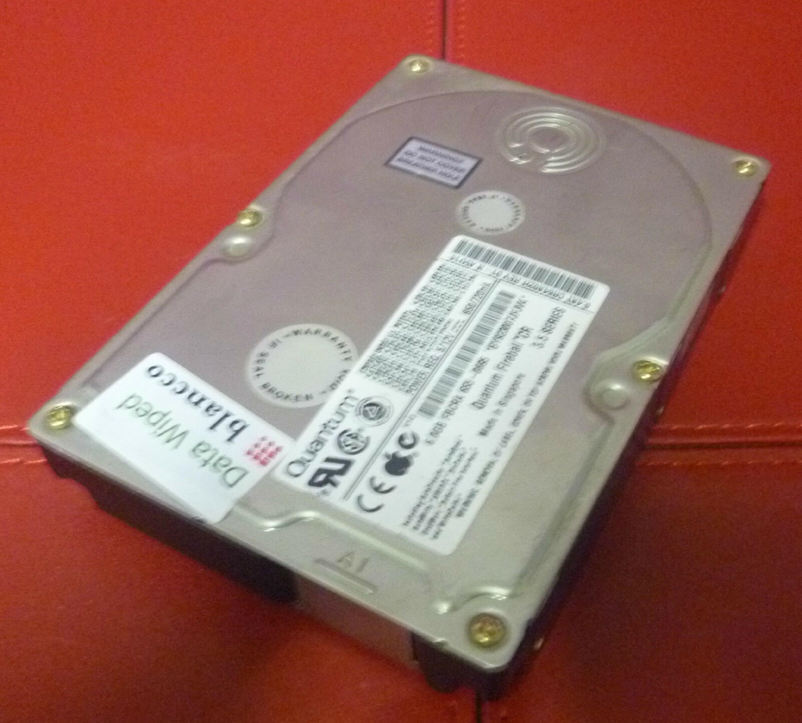 QUANTUM CR64A02H 6GB AT 3.5 INCH HARD DRIVE