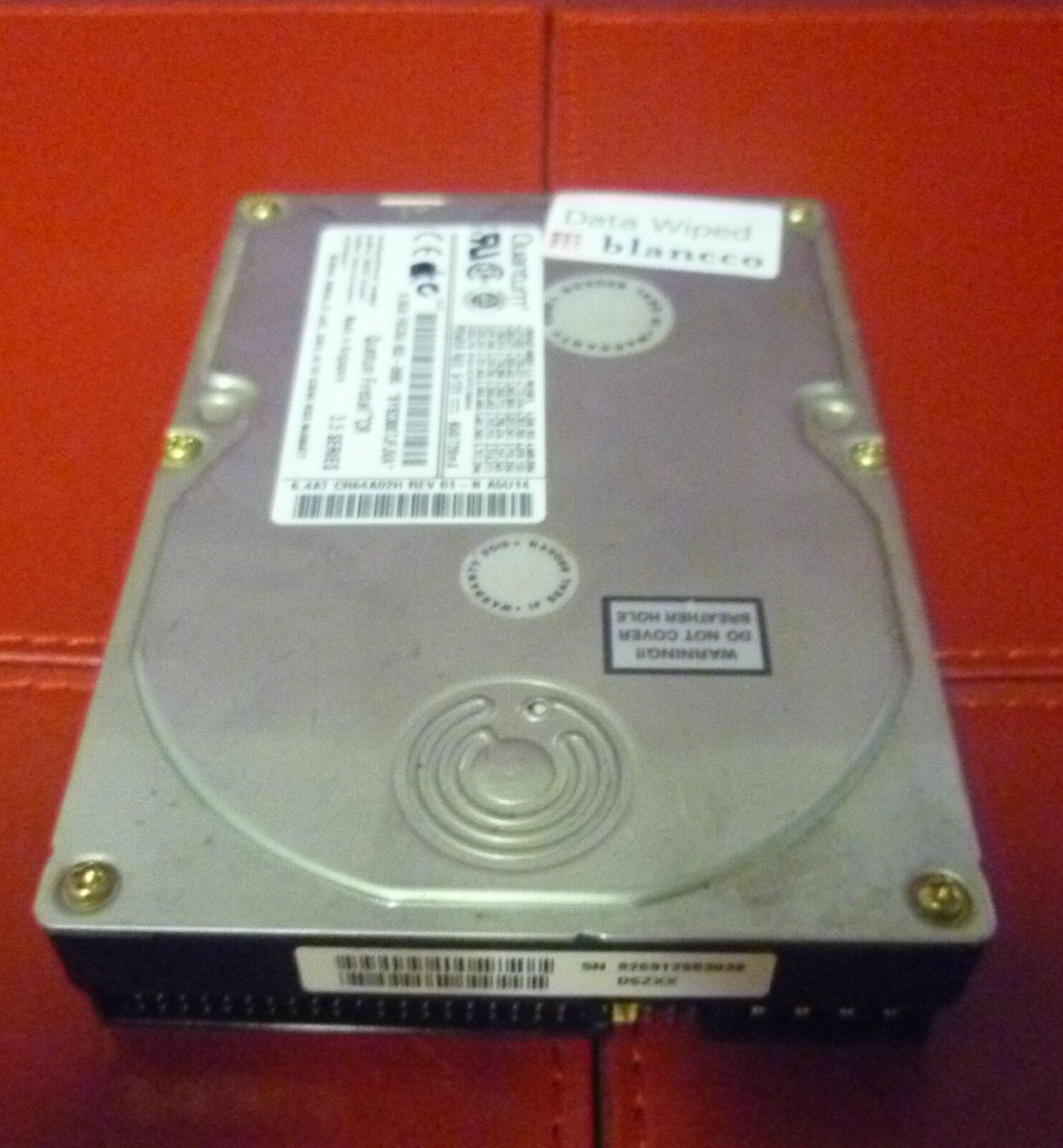 QUANTUM CR64A02H 6GB AT 3.5 INCH HARD DRIVE