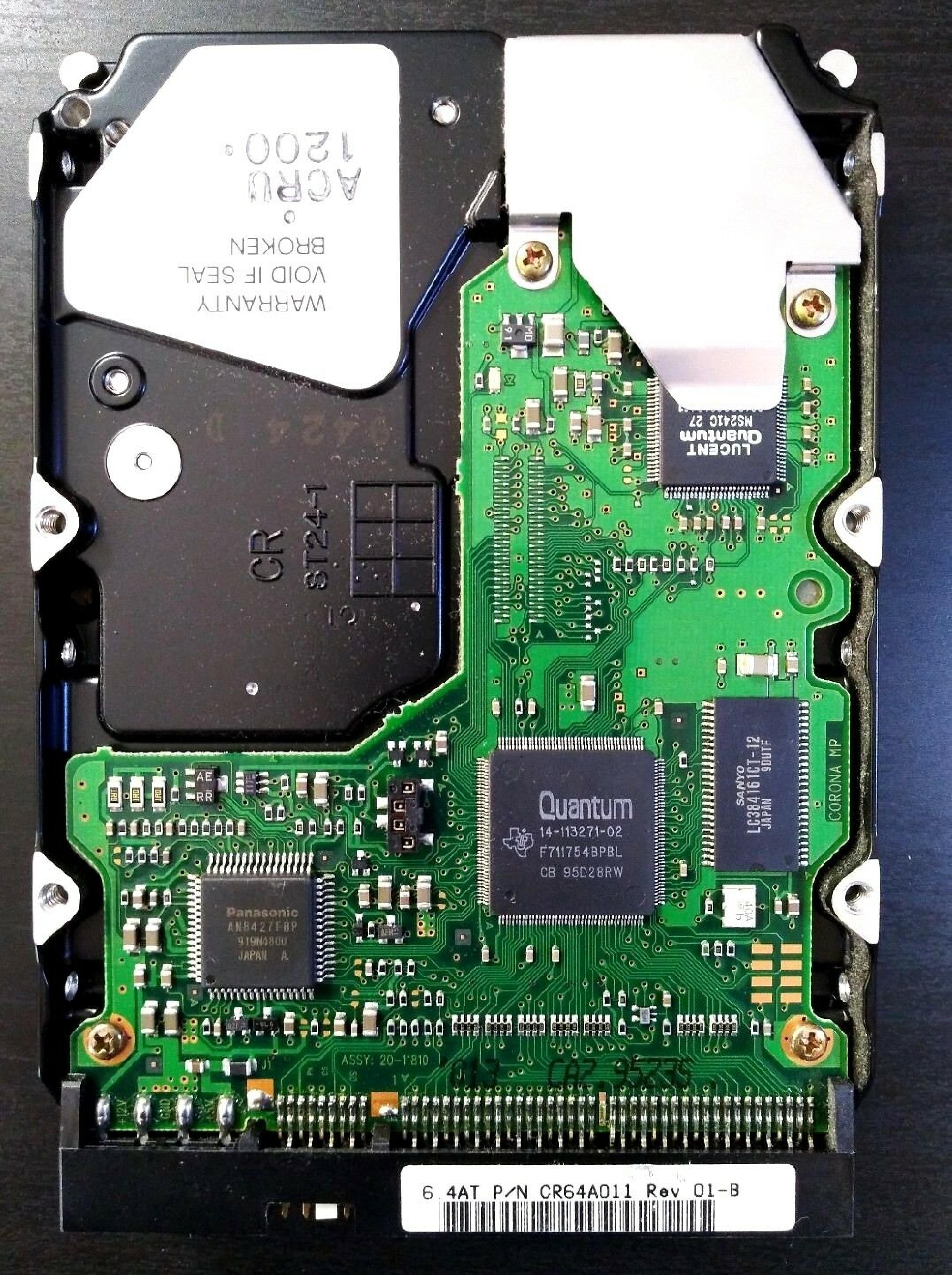 QUANTUM CR64A011 6GB AT 3.5 INCH HARD DRIVE