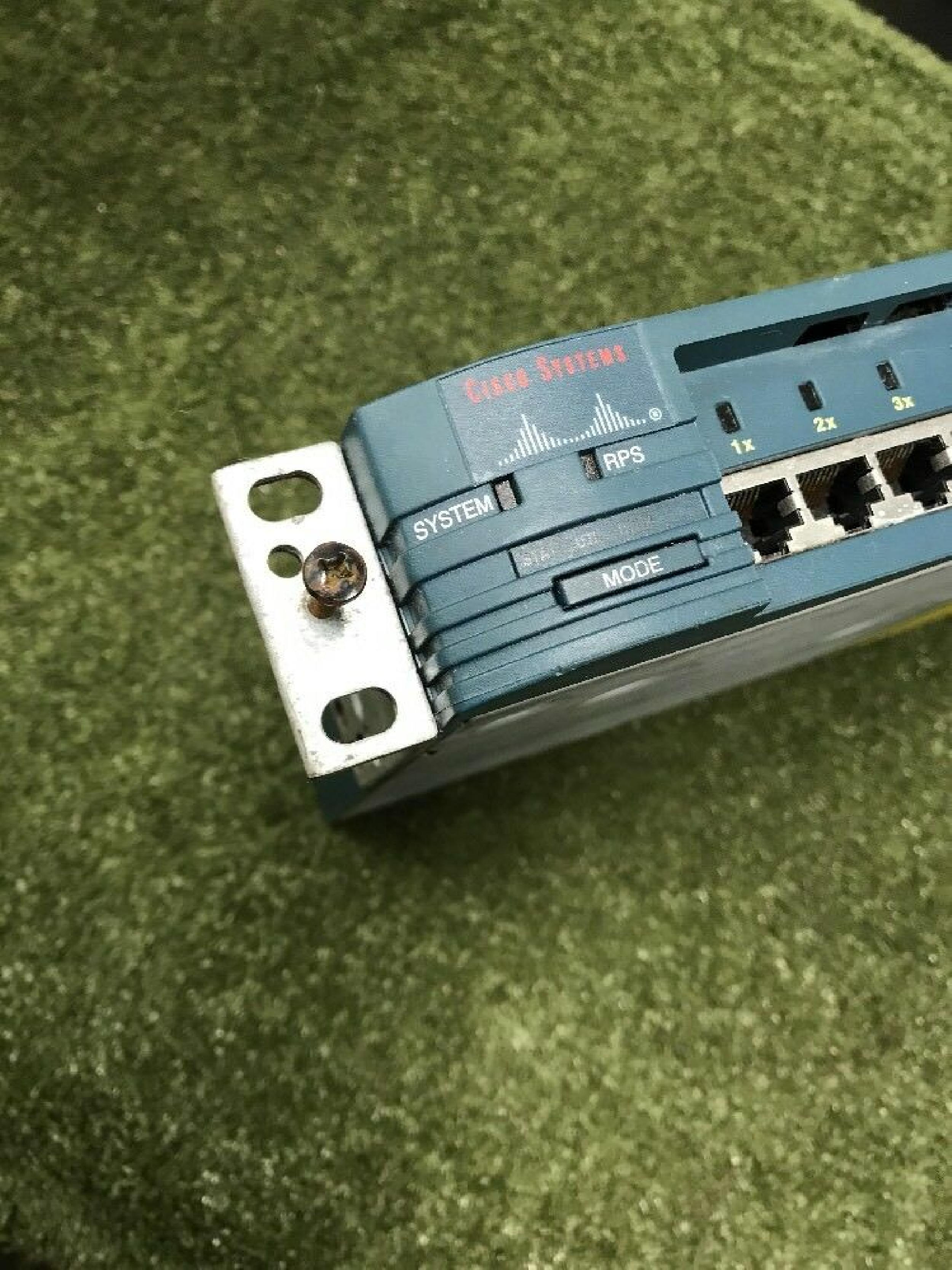 CISCO SYSTEMS CATALYST 1900 SERIES CATALYST 1900 24 PORT 10BT 2X 100BTX ETHERNET SWITCH DC POWER