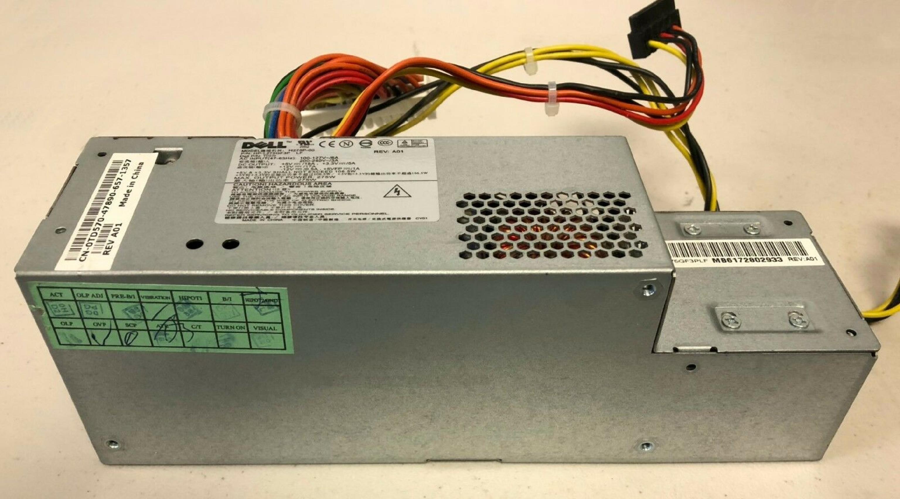 DELL HP-L275GF3P POWER SUPPLY 275W GX620 SFF