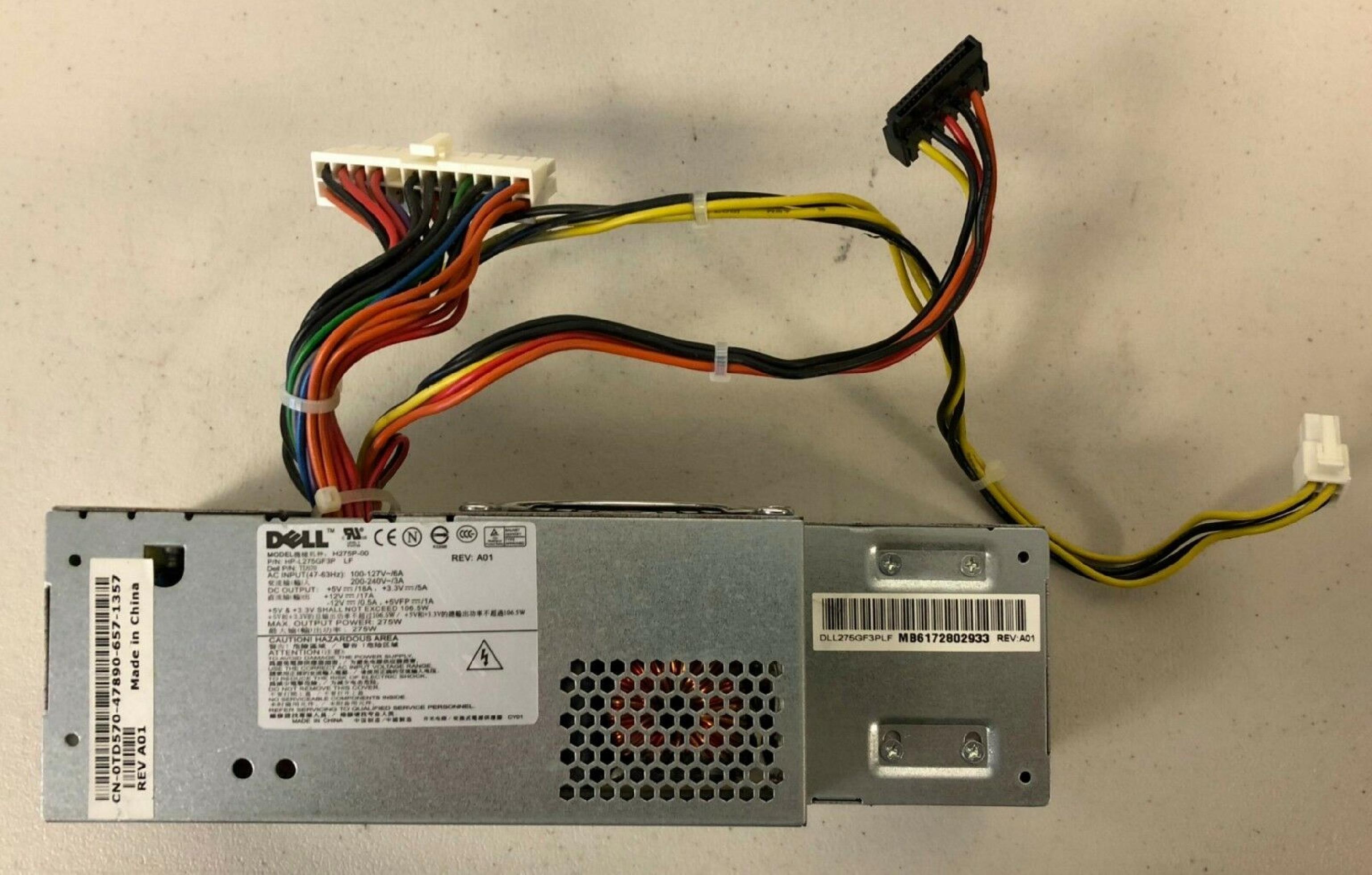 DELL HP-L275GF3P POWER SUPPLY 275W GX620 SFF